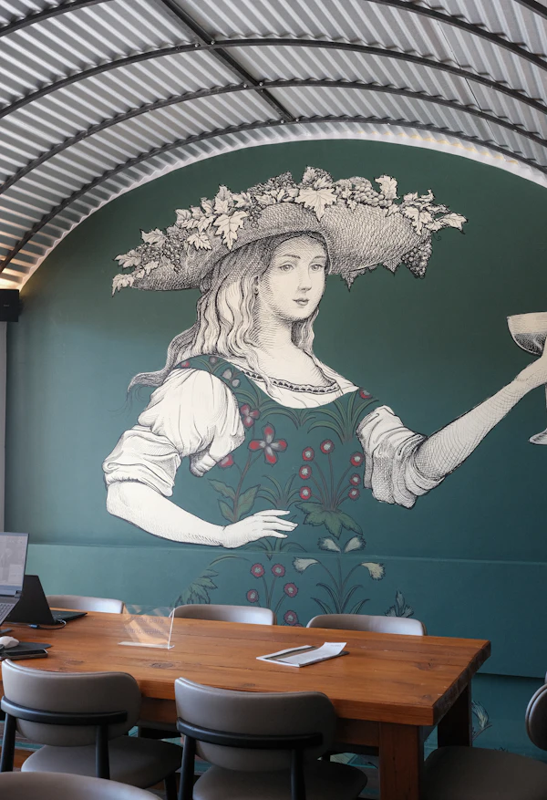 Mural com a sua marca