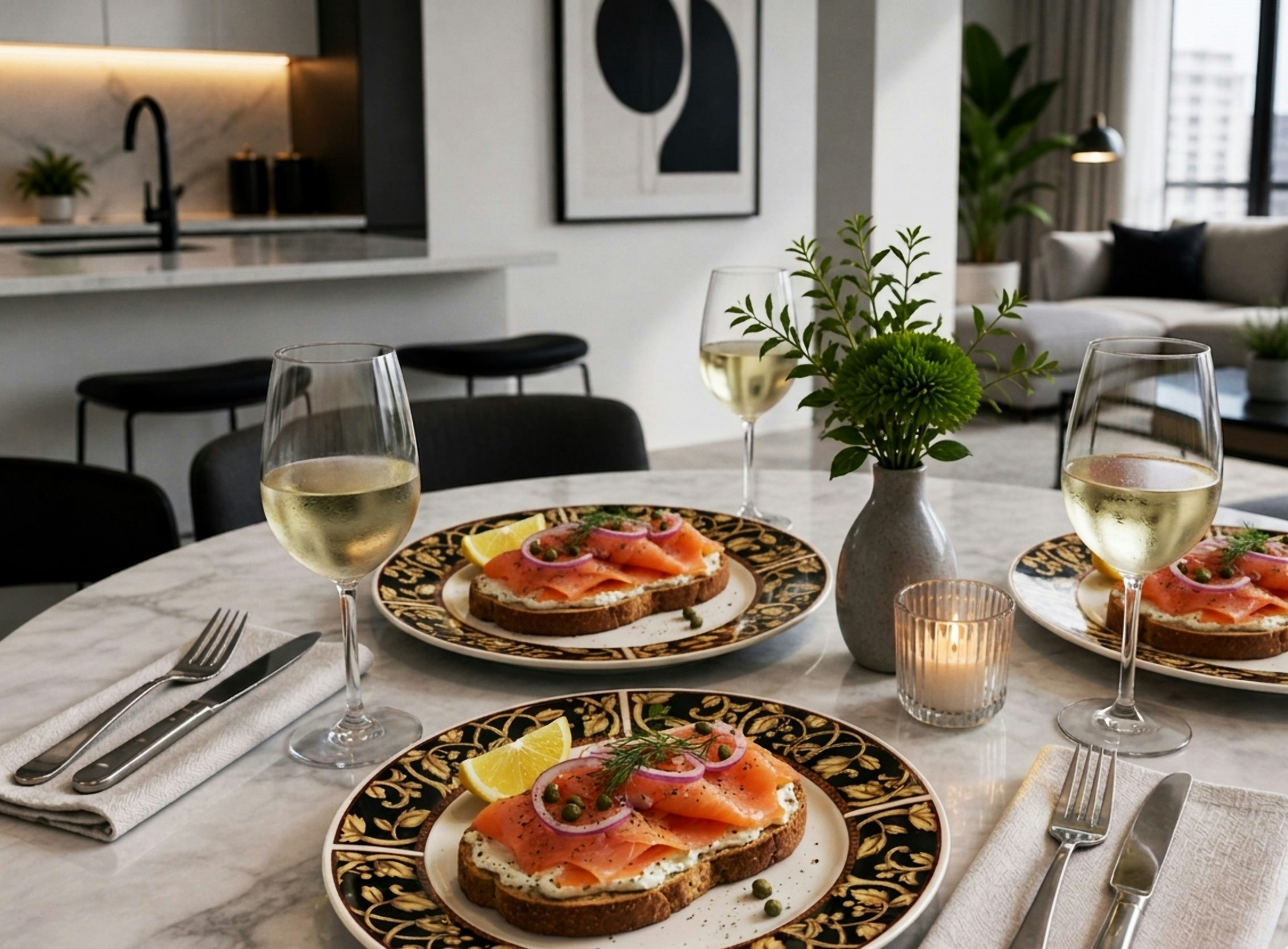 Eco-Friendly Modern Dining Area