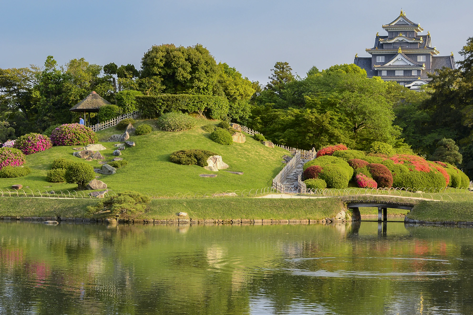 後楽園と岡山城