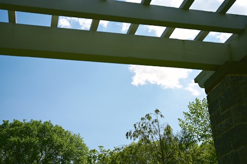Outdoor patio pergola and awning