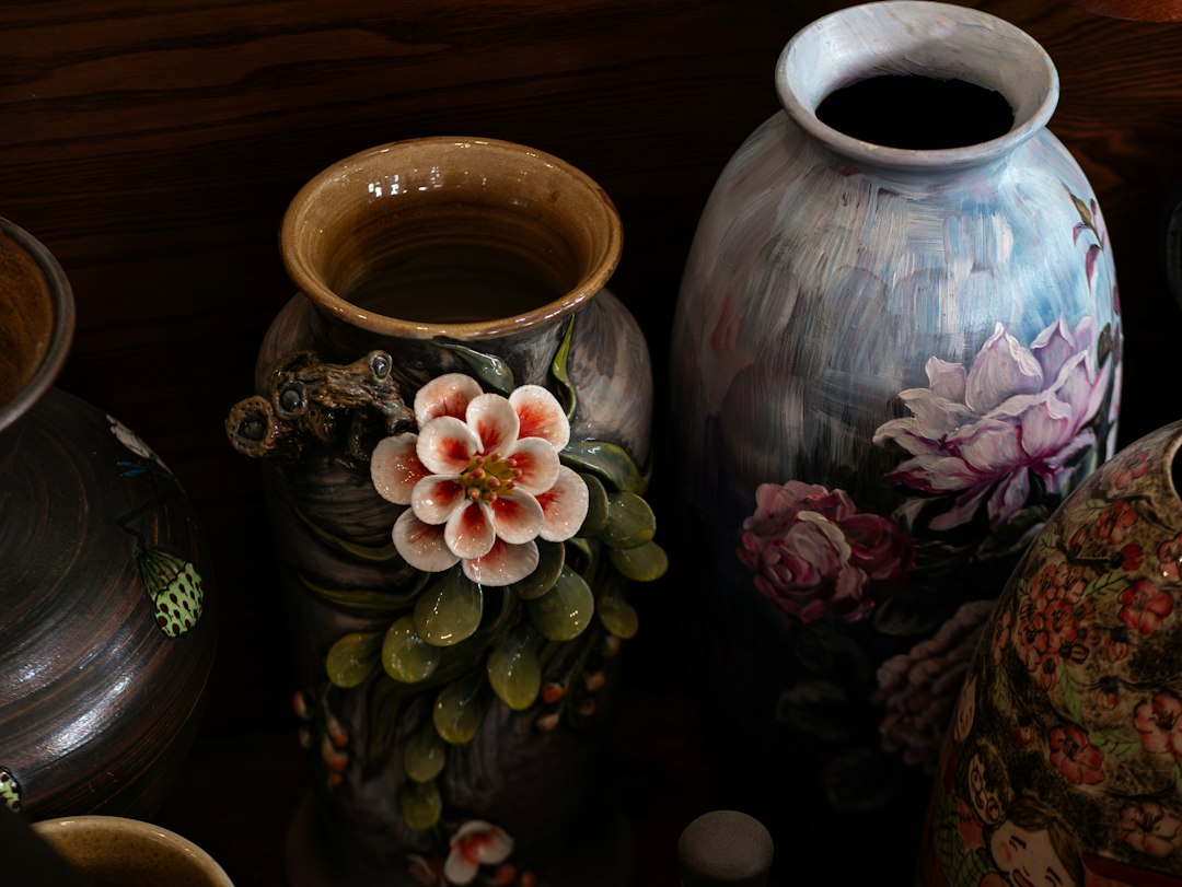 ceramic vase still life