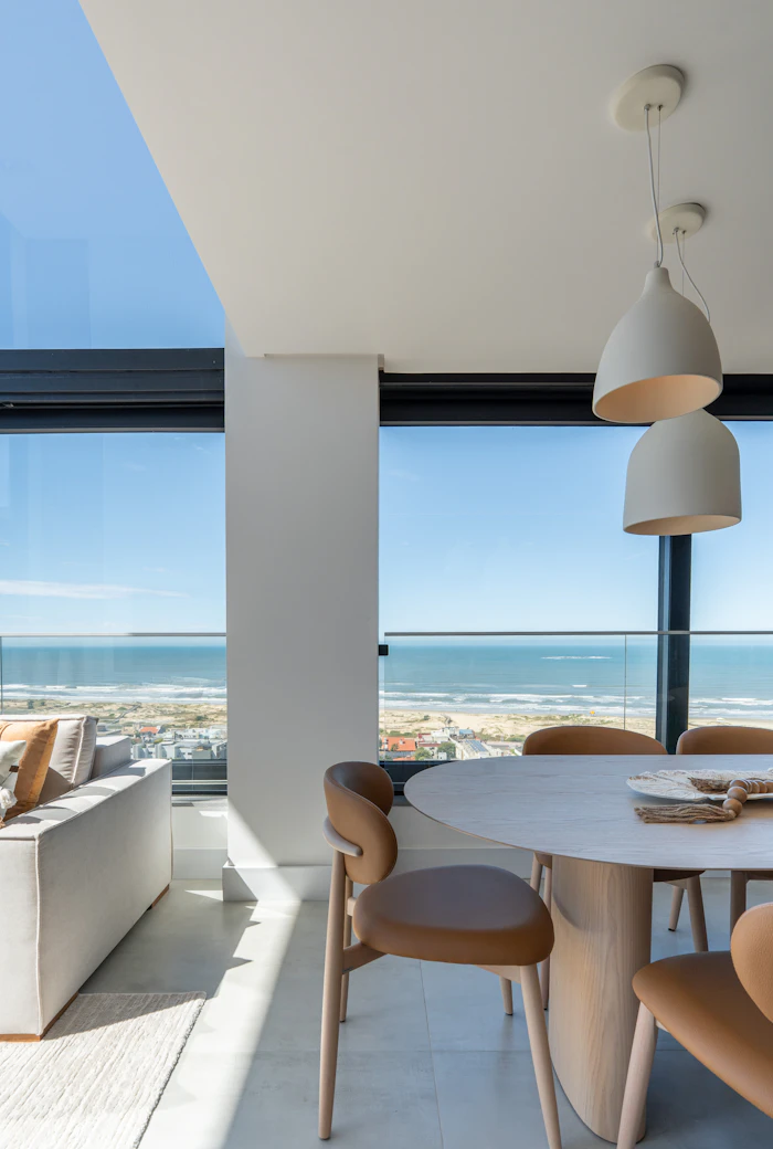 Dining room with ocean view