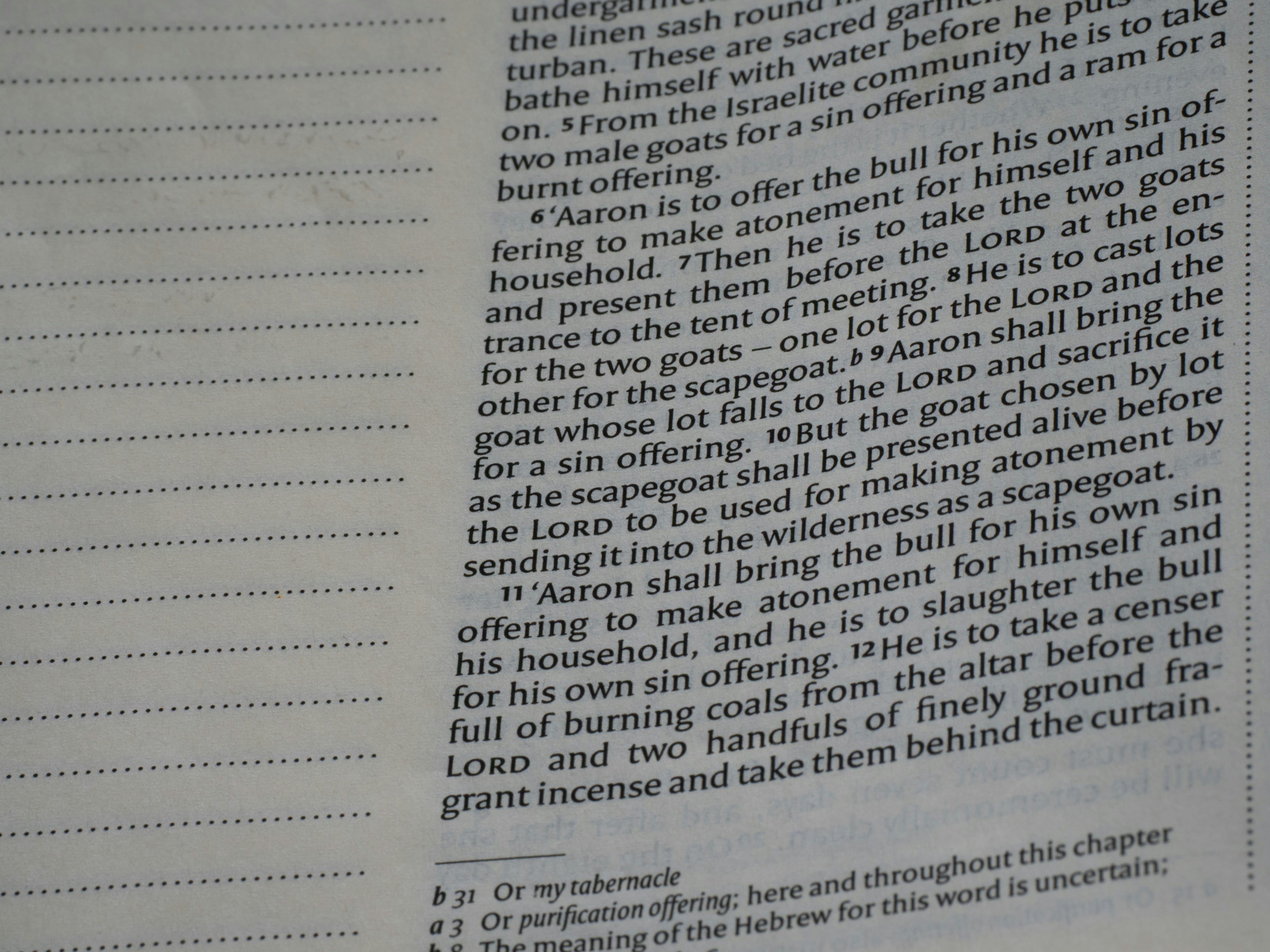 The Book of Leviticus