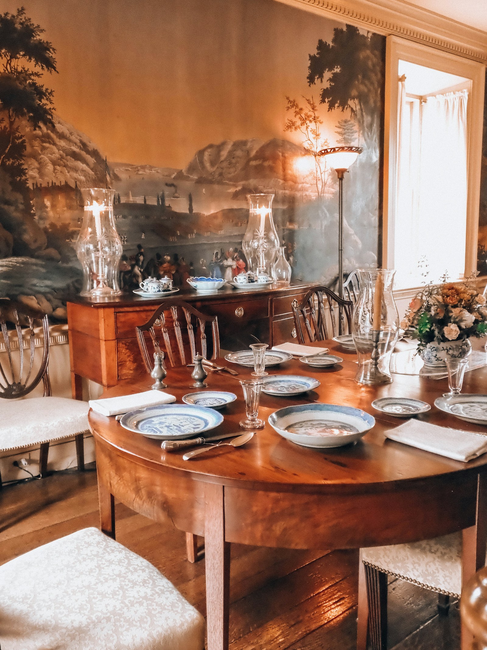 Formal dining room in a larger older home that may see less everyday use