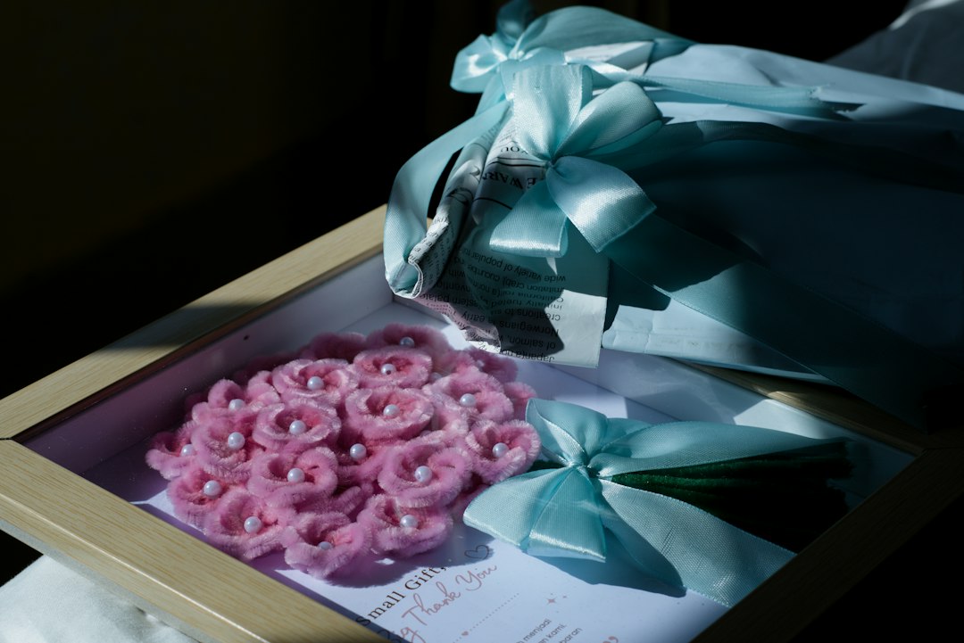 shadow box with keepsakes