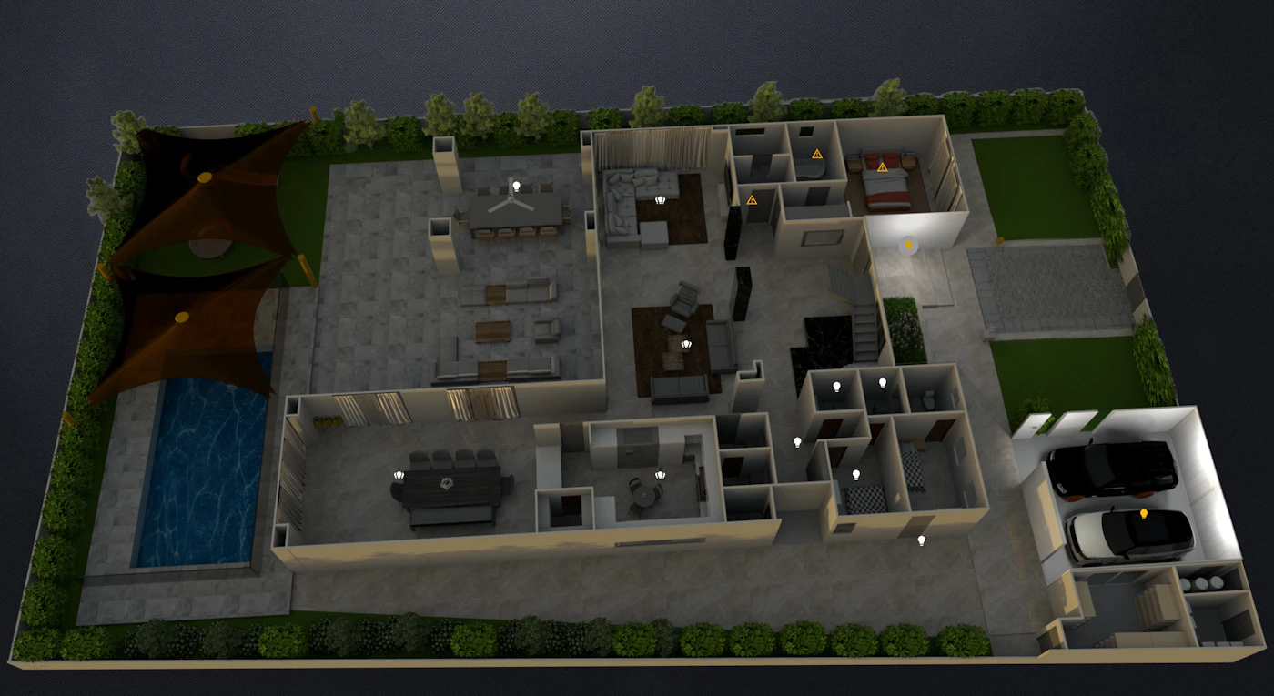 HIDD Smart Home Floor Plan