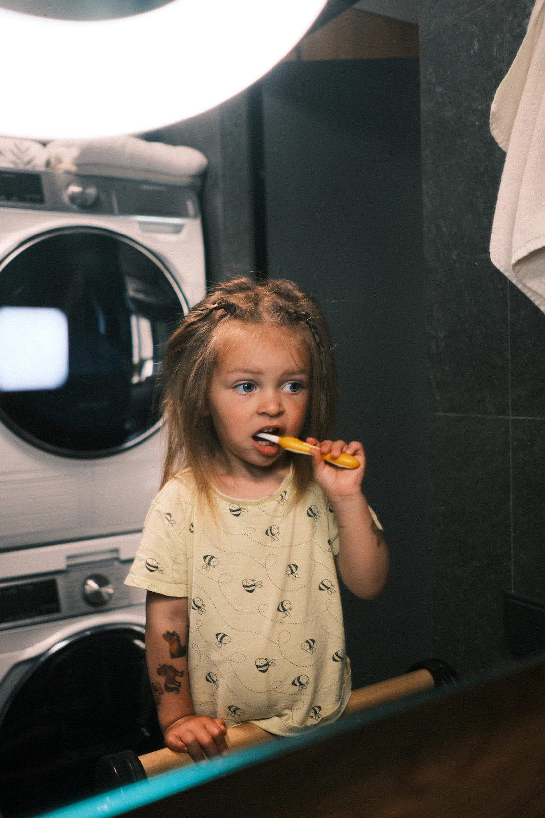 Brushing habits formed before the age of ten tend to hold for life.