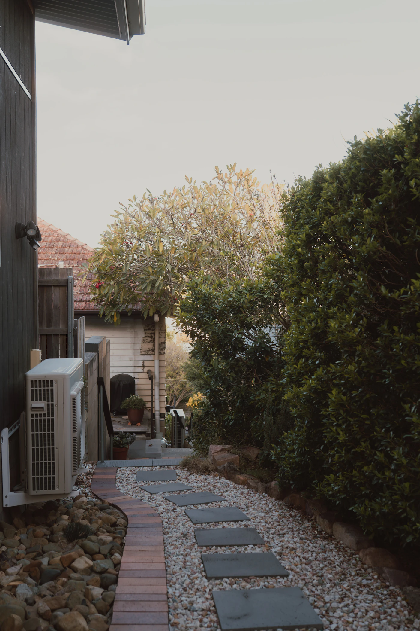 Landscaped residential property