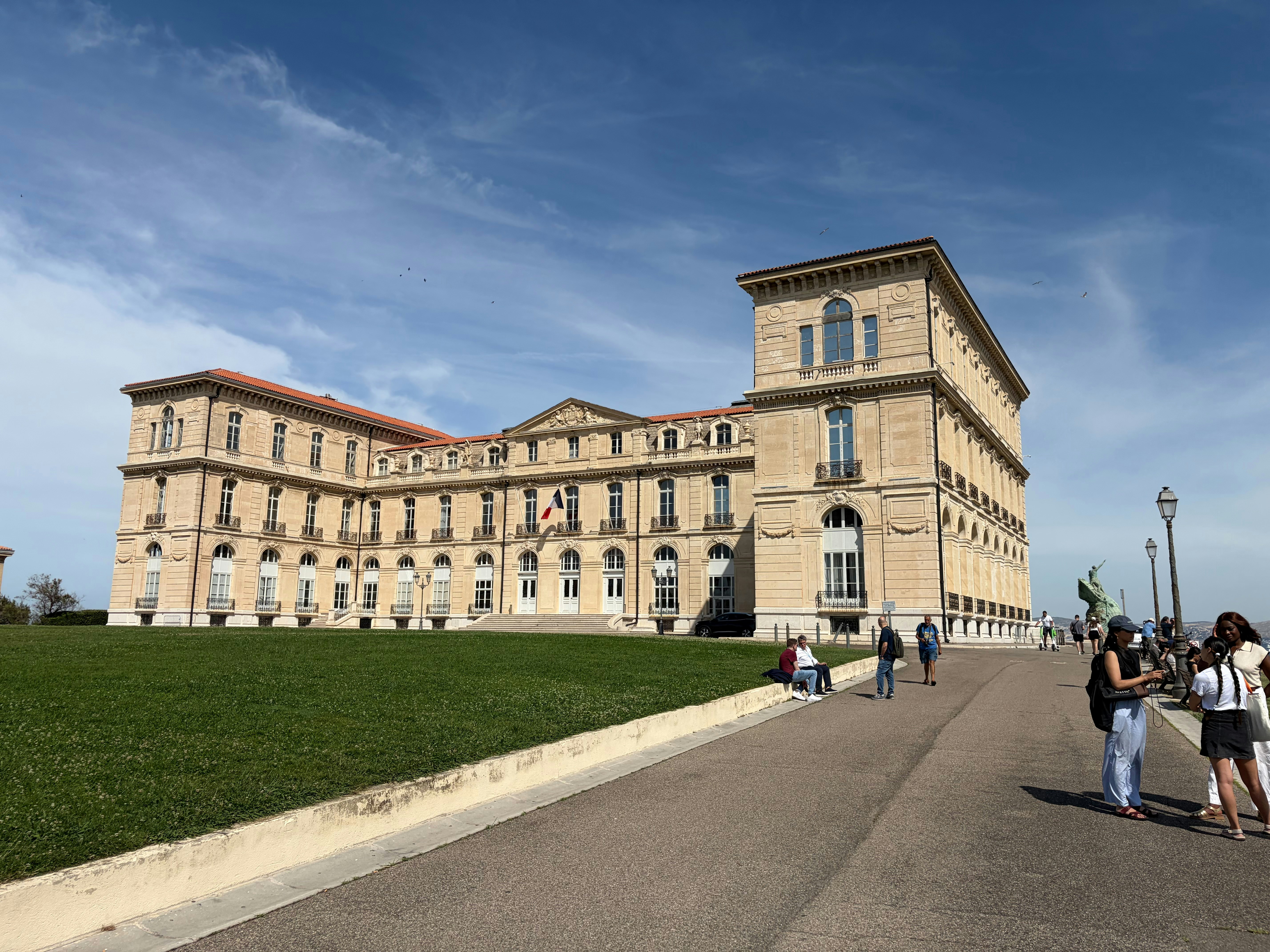 Le Palais du Pharo à Marseille, qui accueille le 77e Congrès mondial des médias d'information du 1er au 3 juin 2026