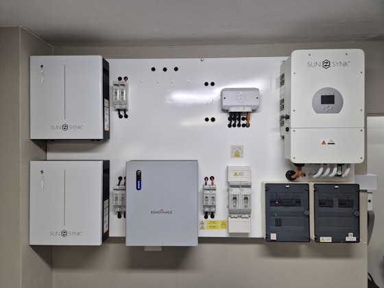 Wall-mounted solar inverter and battery storage system
