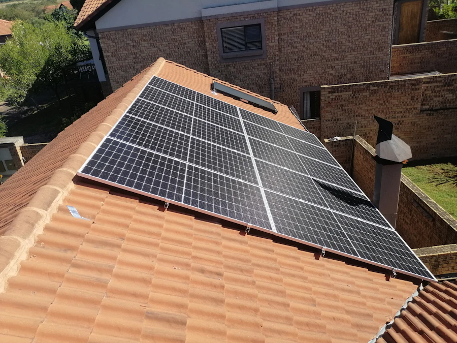 Solar panels installed on a tiled residential roof, ready to pair with storage.