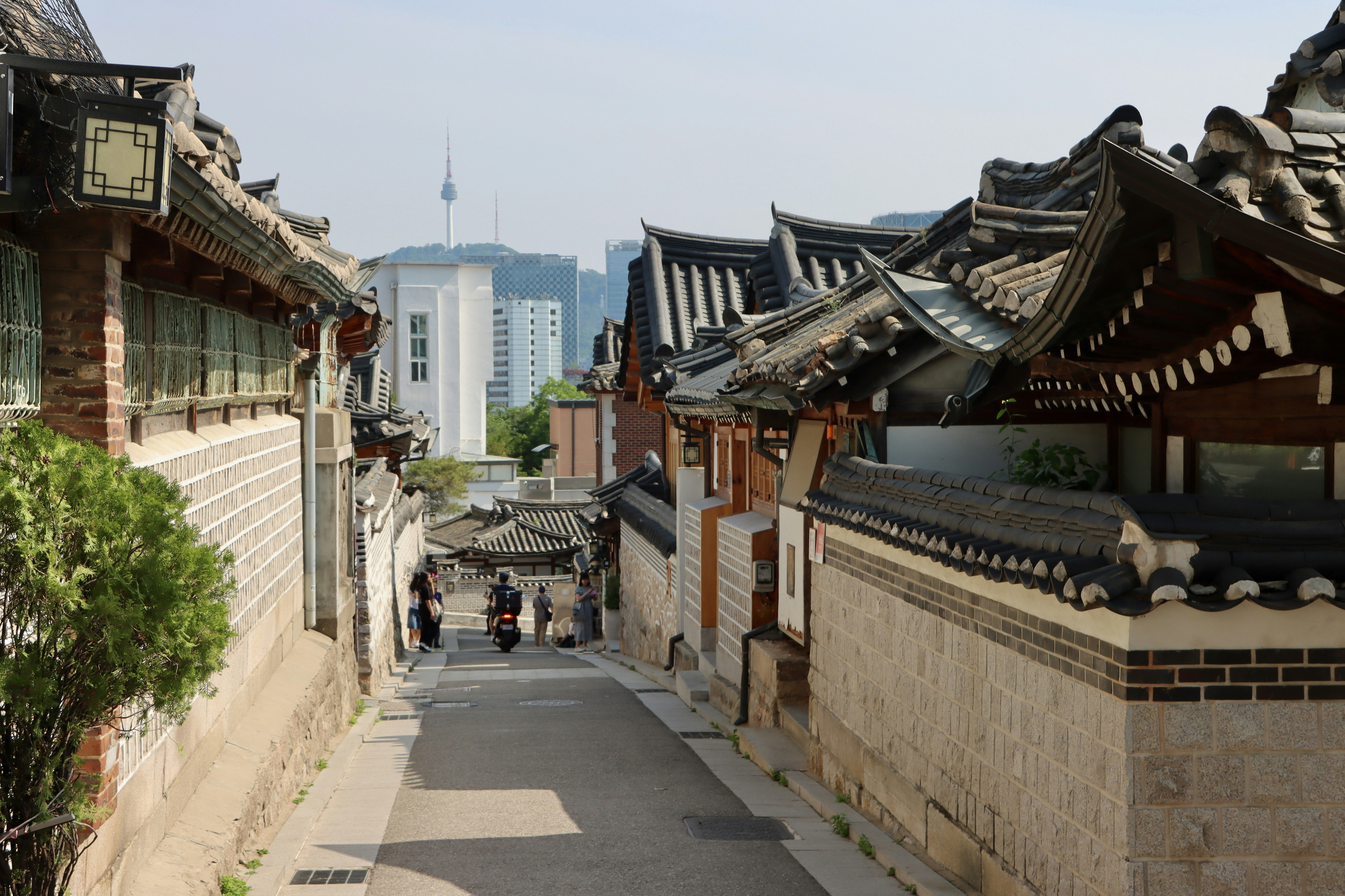 한국의 한 젊은 여성 소상공인이 노트북으로 정책자금을 검토하며 밝게 웃는 모습