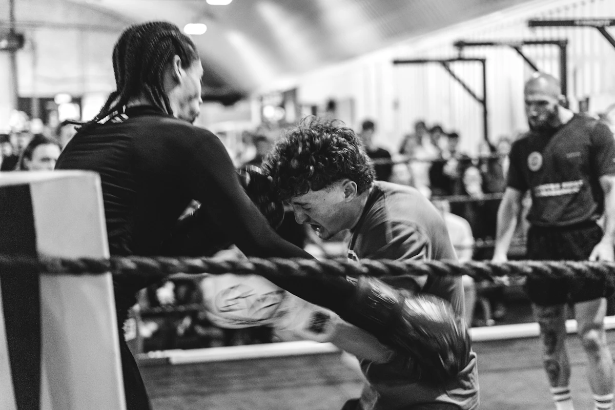 Treinamento de Boxe com treinador