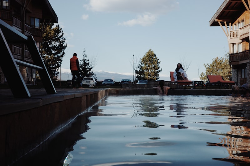 Clean, swim-ready pool after a full spring opening service