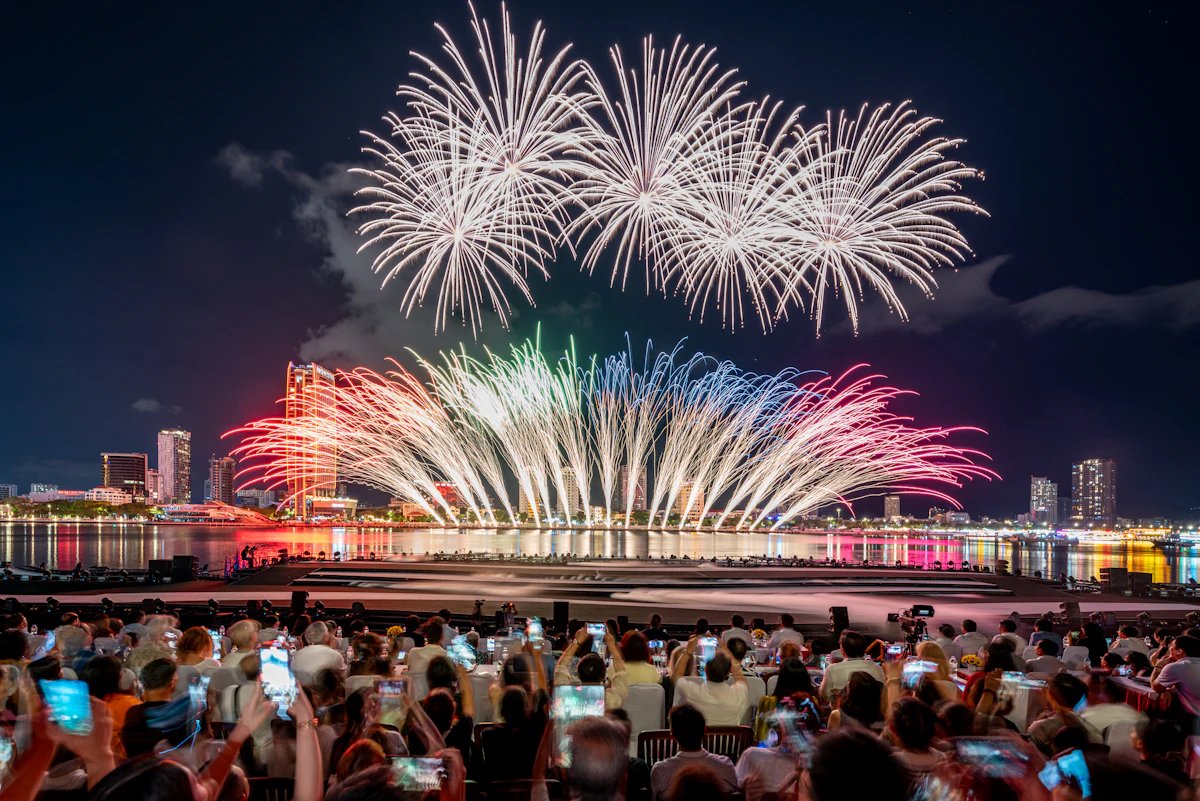 Da Nang Fireworks Festival over Han River