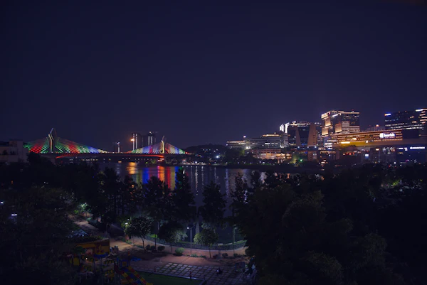Hyderabad skyline