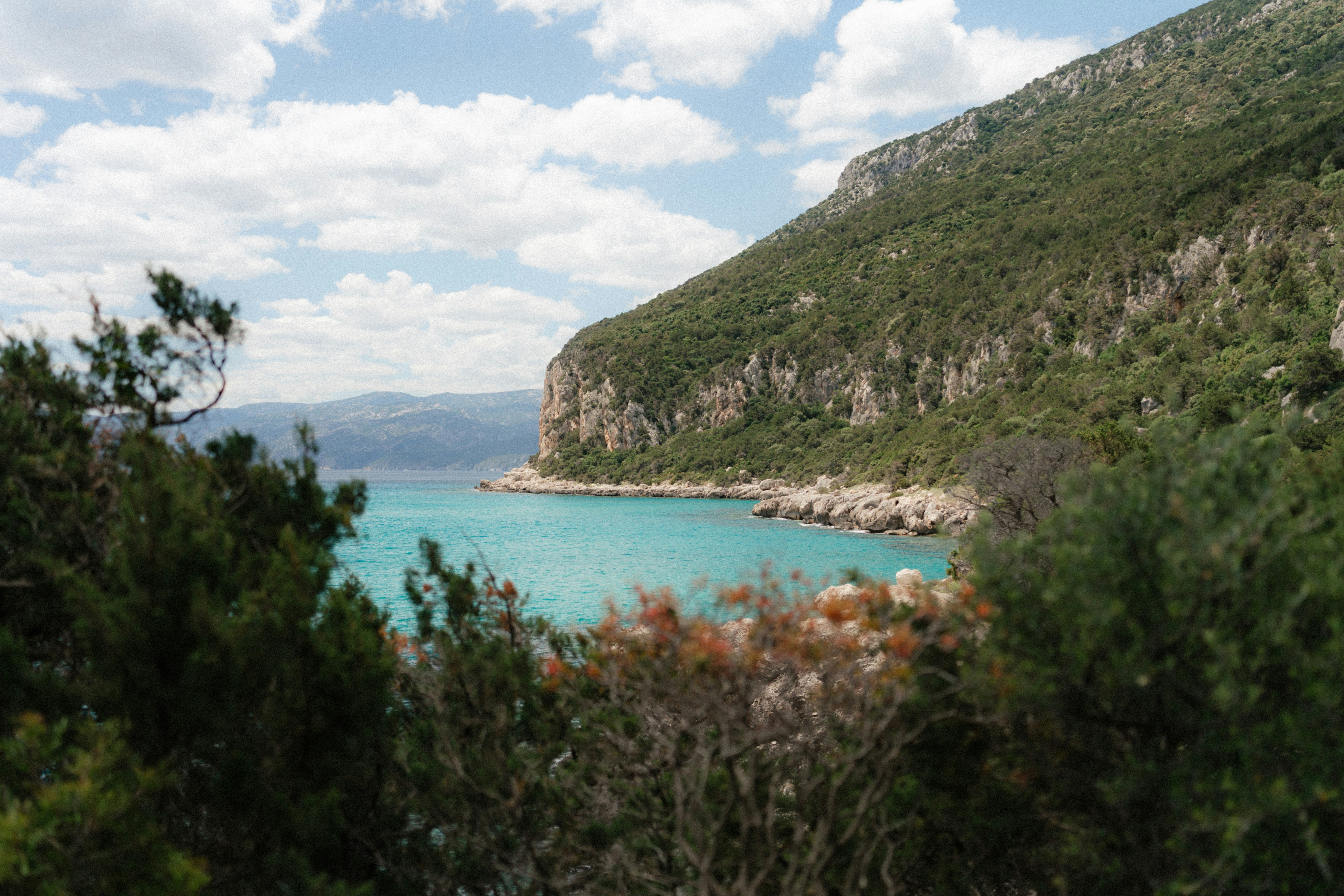Stunning Mediterranean coastline with azure waters