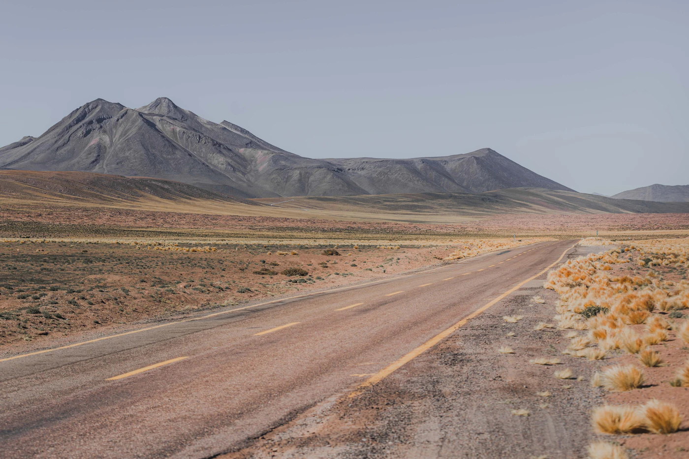 Desert landscape at dawn