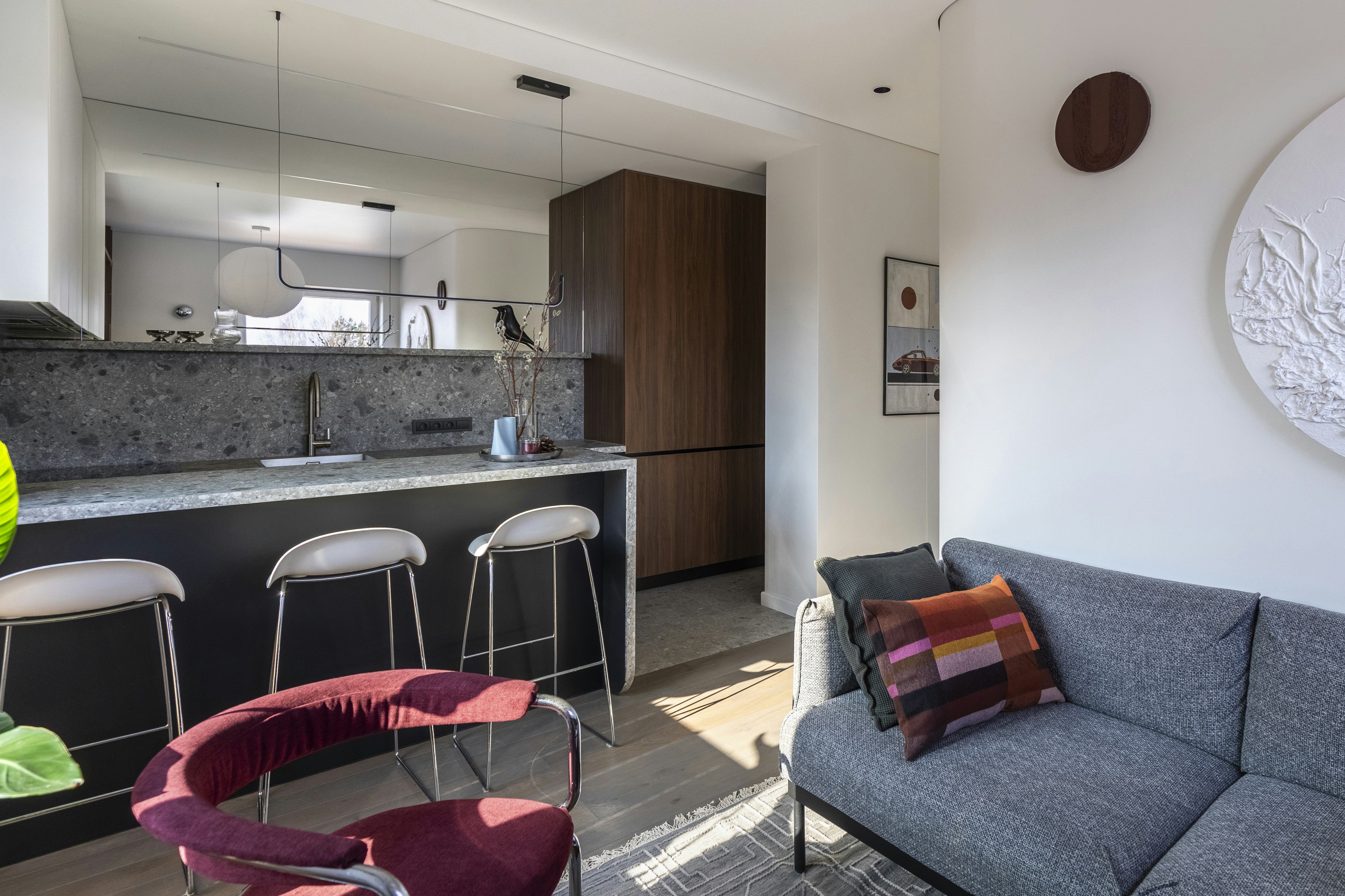 modern luxury kitchen mirror, wallpaper, Unique Modern Mirrors for Kitchen: Elevate Your Space & Light 5