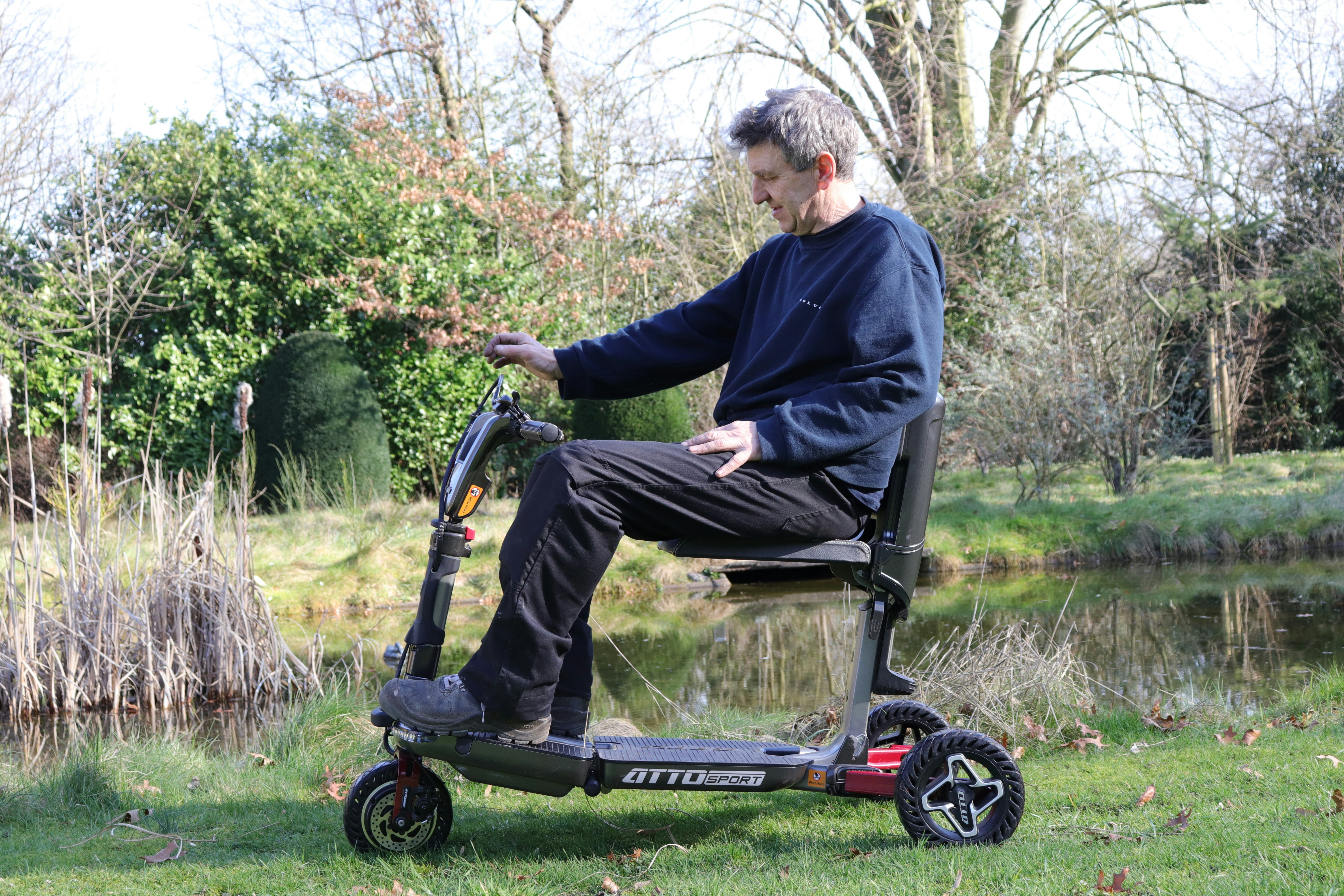3-Wheel Mobility Scooter (stock photo placeholder)