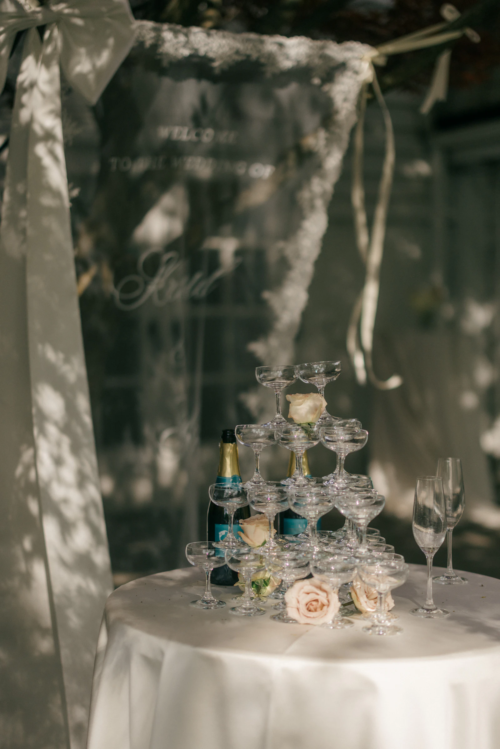 Fizz & Filigree — Champagne Towers
