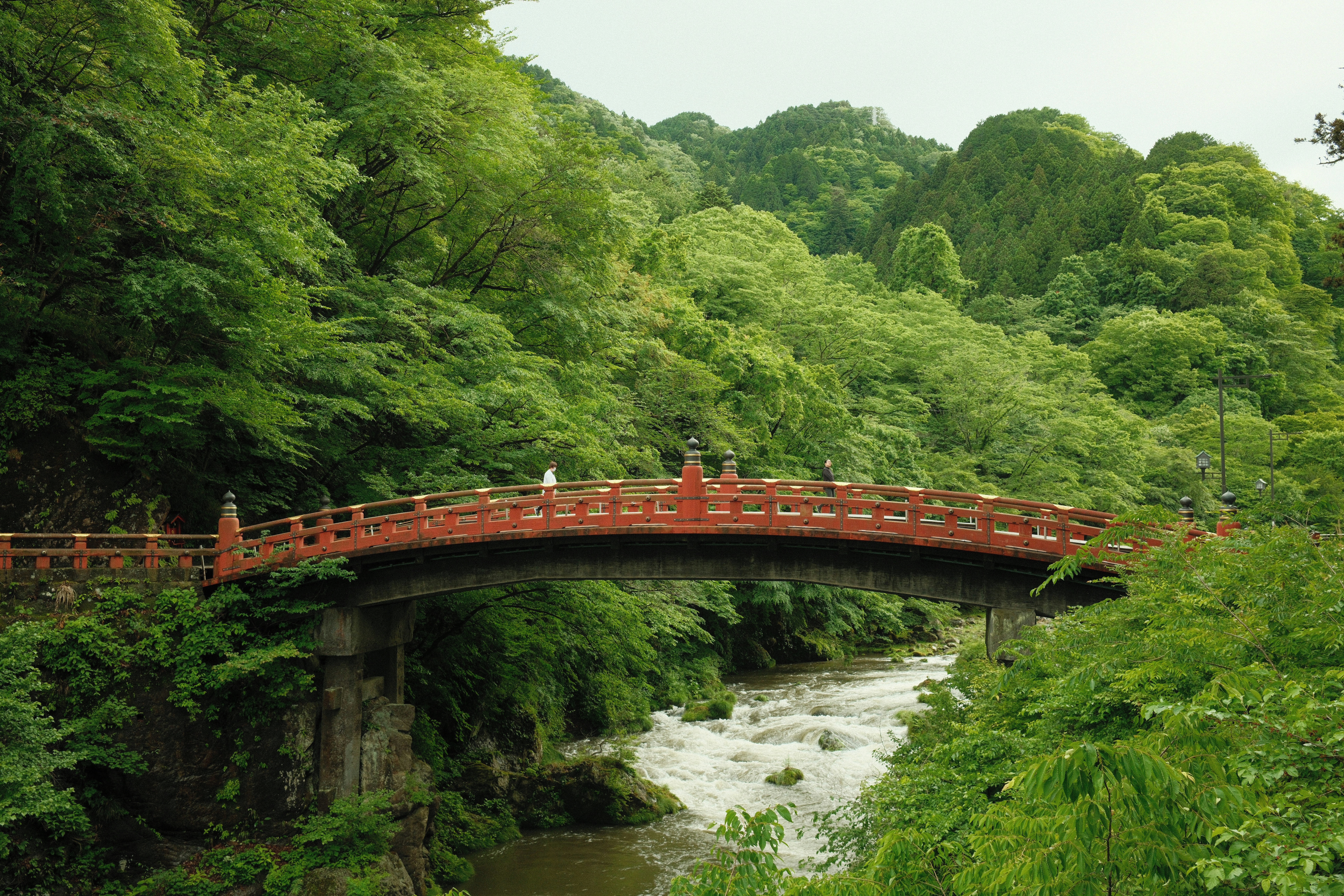 Photo: Crossing — Shinkyō Bridge, Nikko, Japan