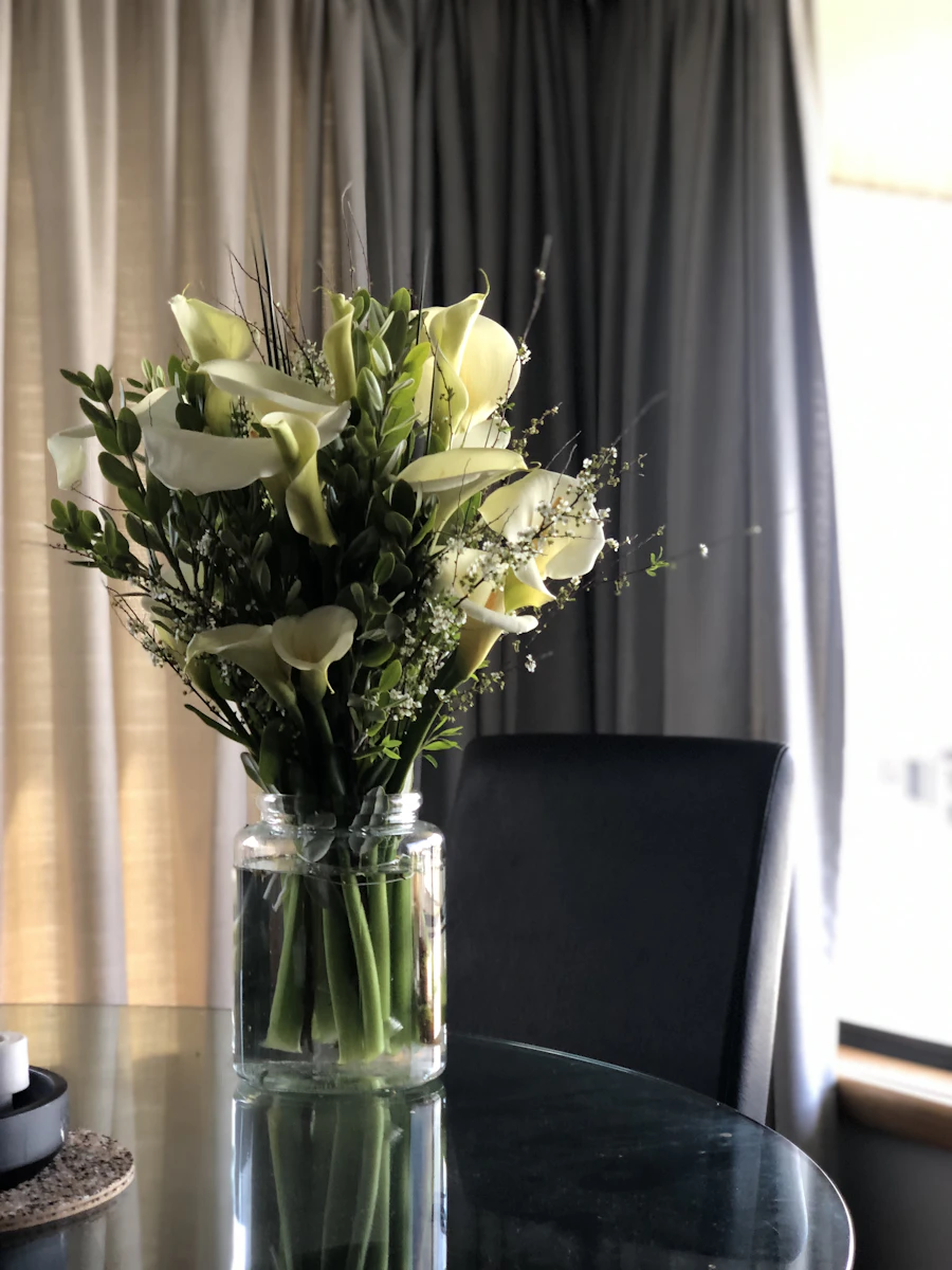 Elegant lily flower arrangement