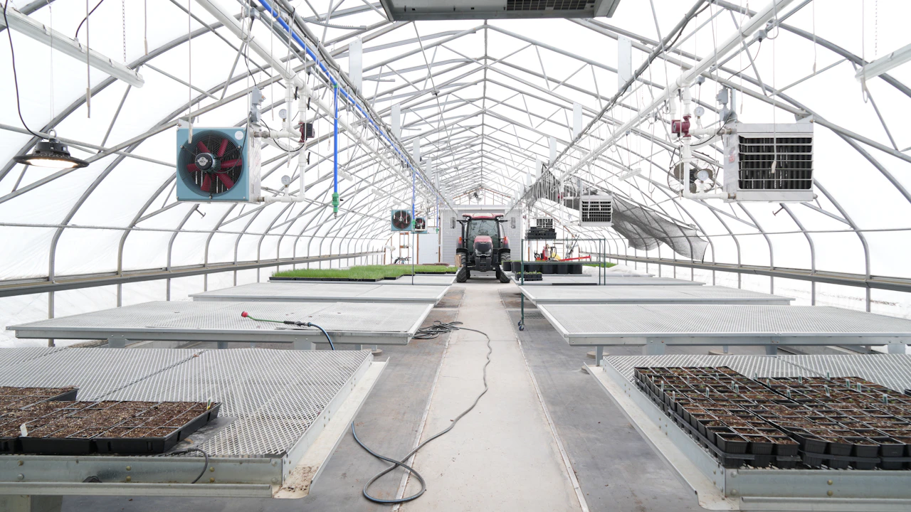 Greenhouse equipment — illustrative product photograph