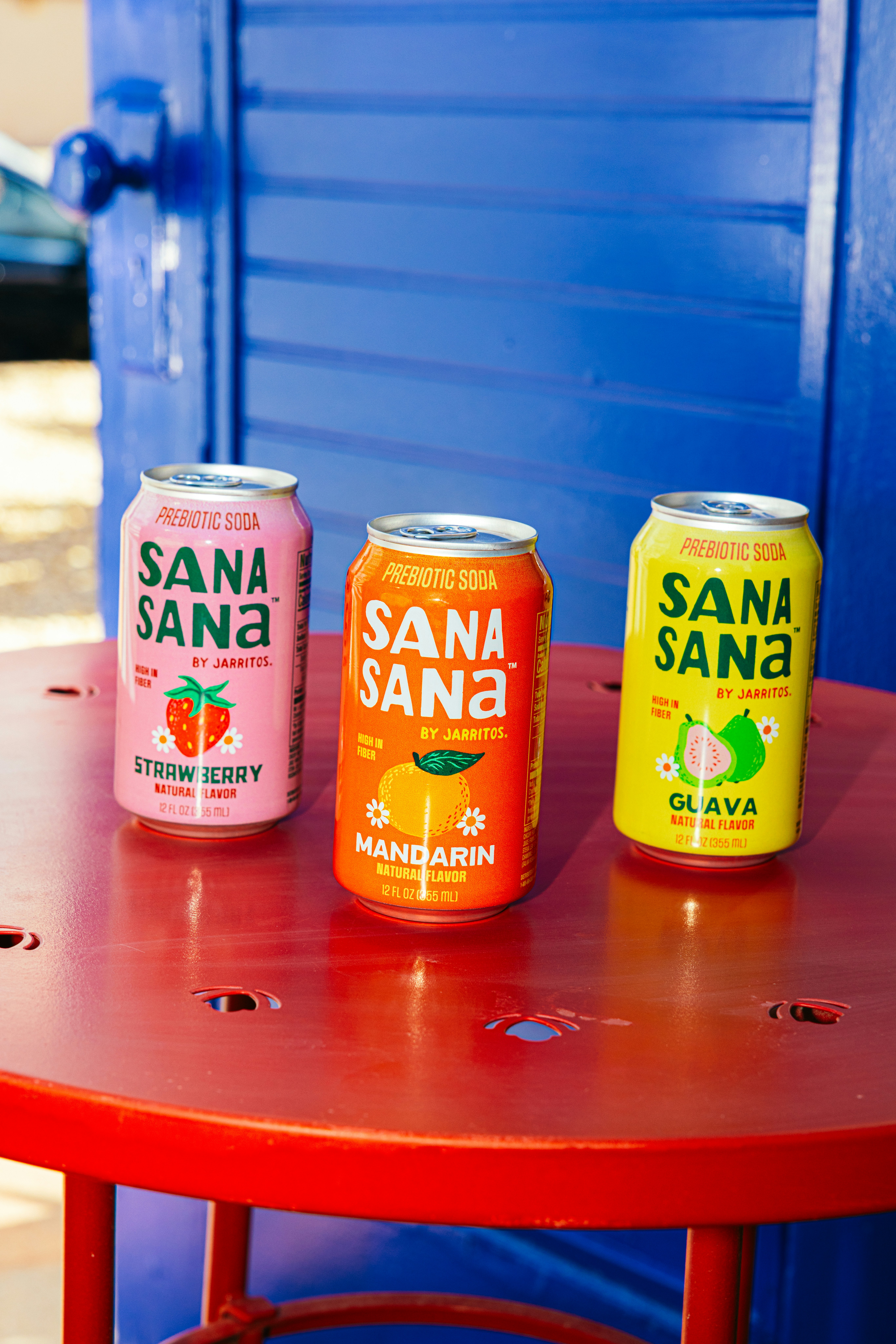 Sana Sana is a prebiotic soda rooted in Mexican care and culture. Inspired by the rhyme our abuelitas shared - “Sana Sana colita de rana”. Born from the legacy of Jarritos’ bold flavors, reimagined for your self-care ritual.