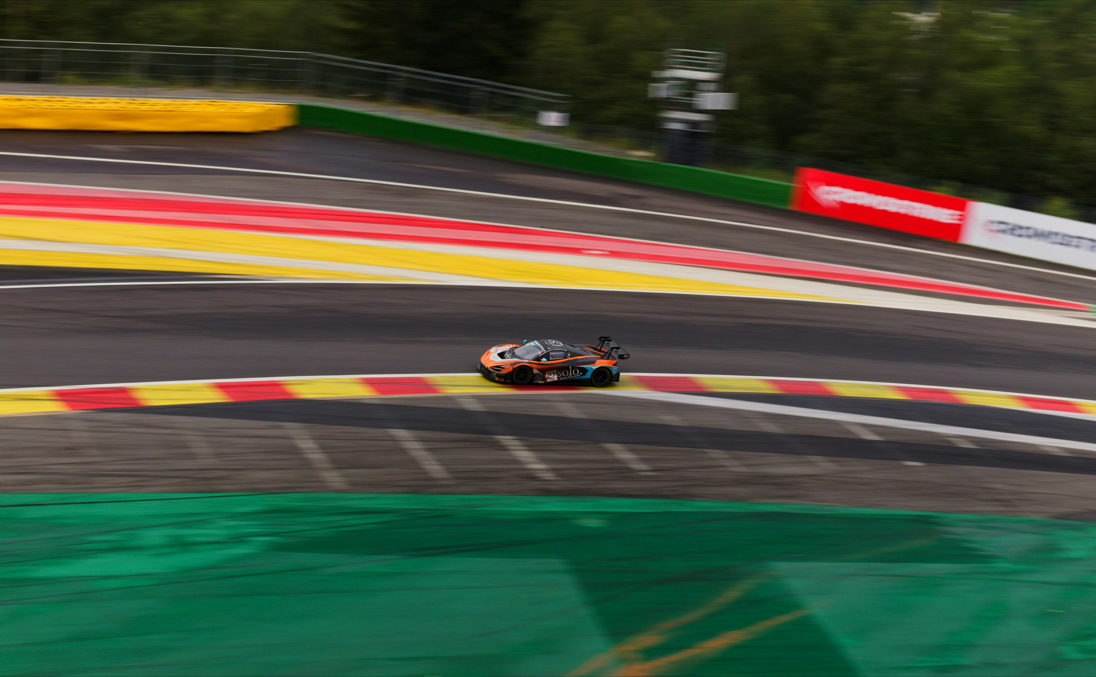 Eau Rouge isn't a corner. It's a suspension test.