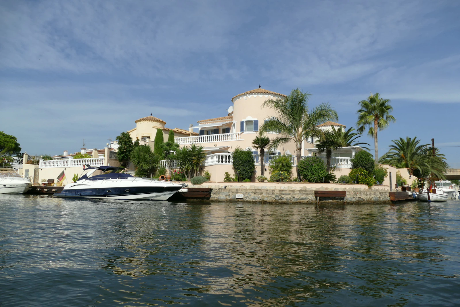 Luxury waterfront home with private yacht dock, South Florida