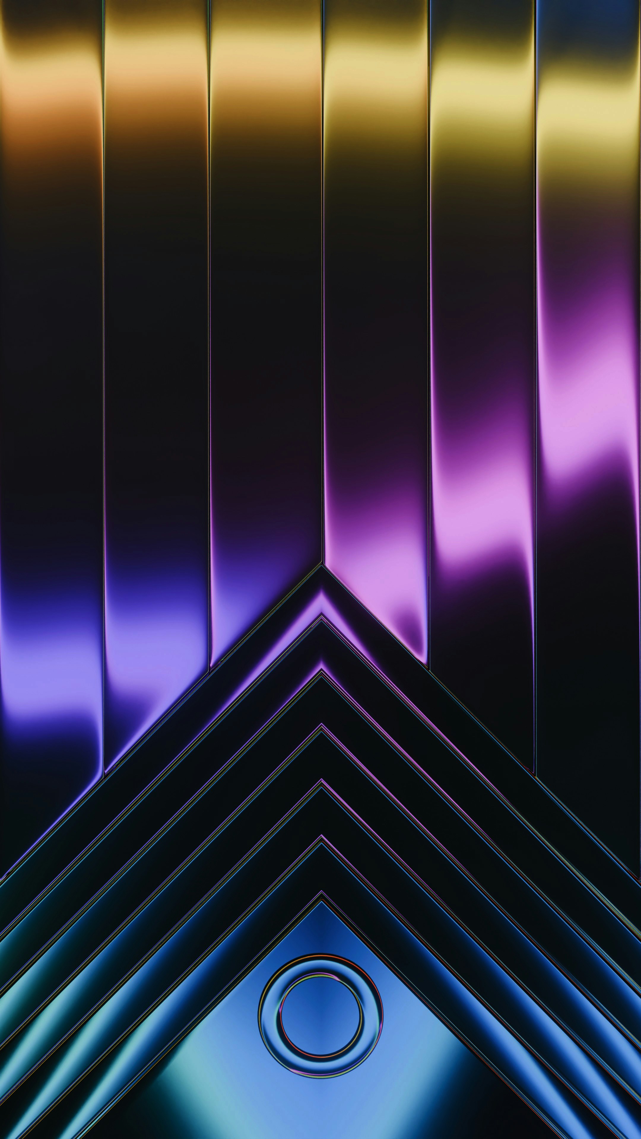 Geometric abstract progressive pride flag design