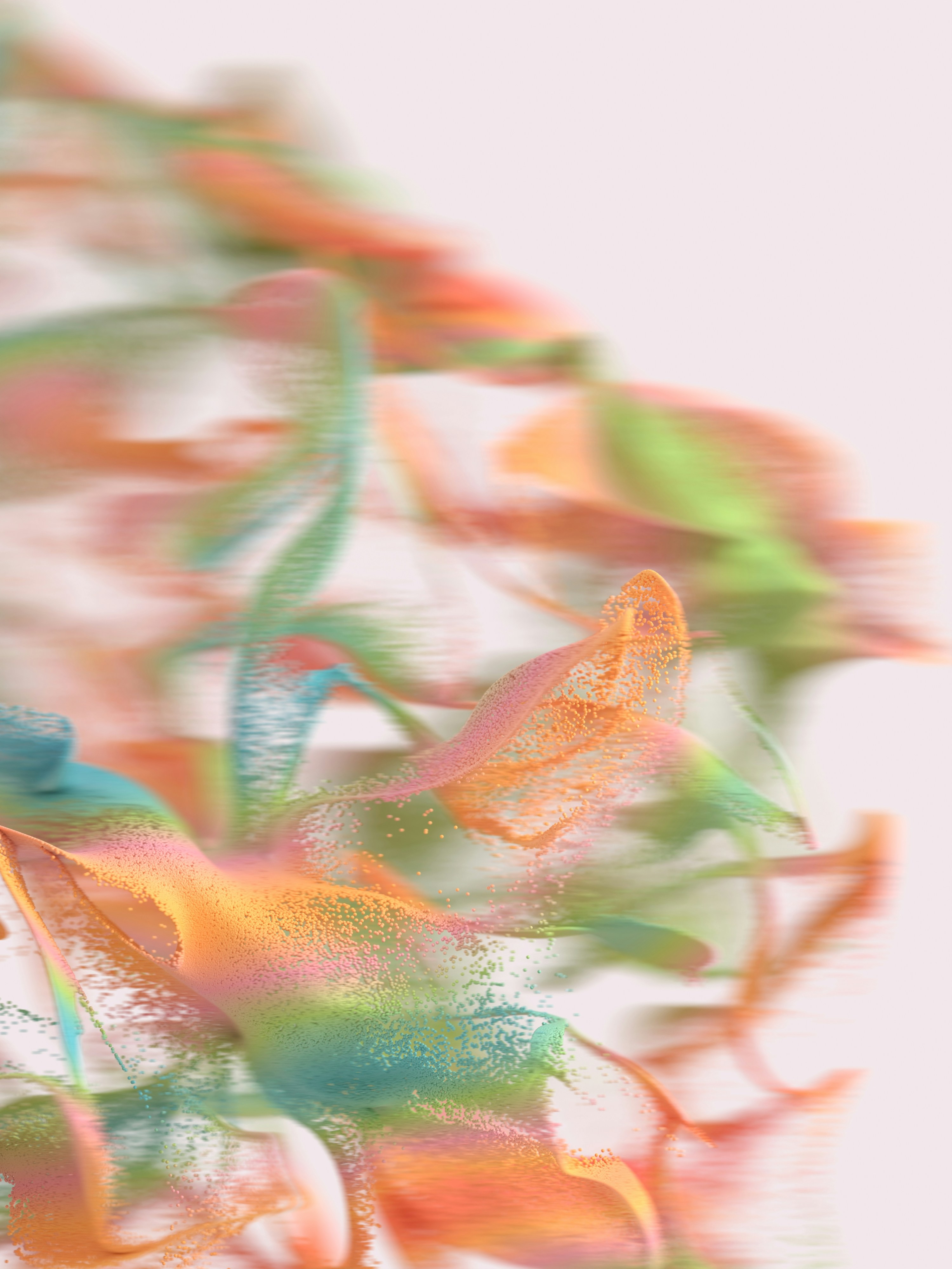 Vibrant abstract flowing colors with a soft blurred effect.