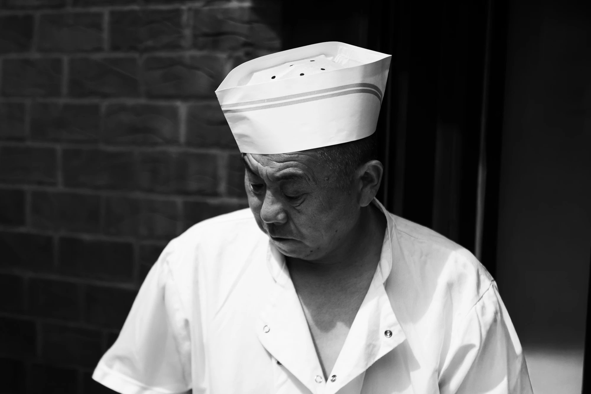 A chef at work in the GRK kitchen