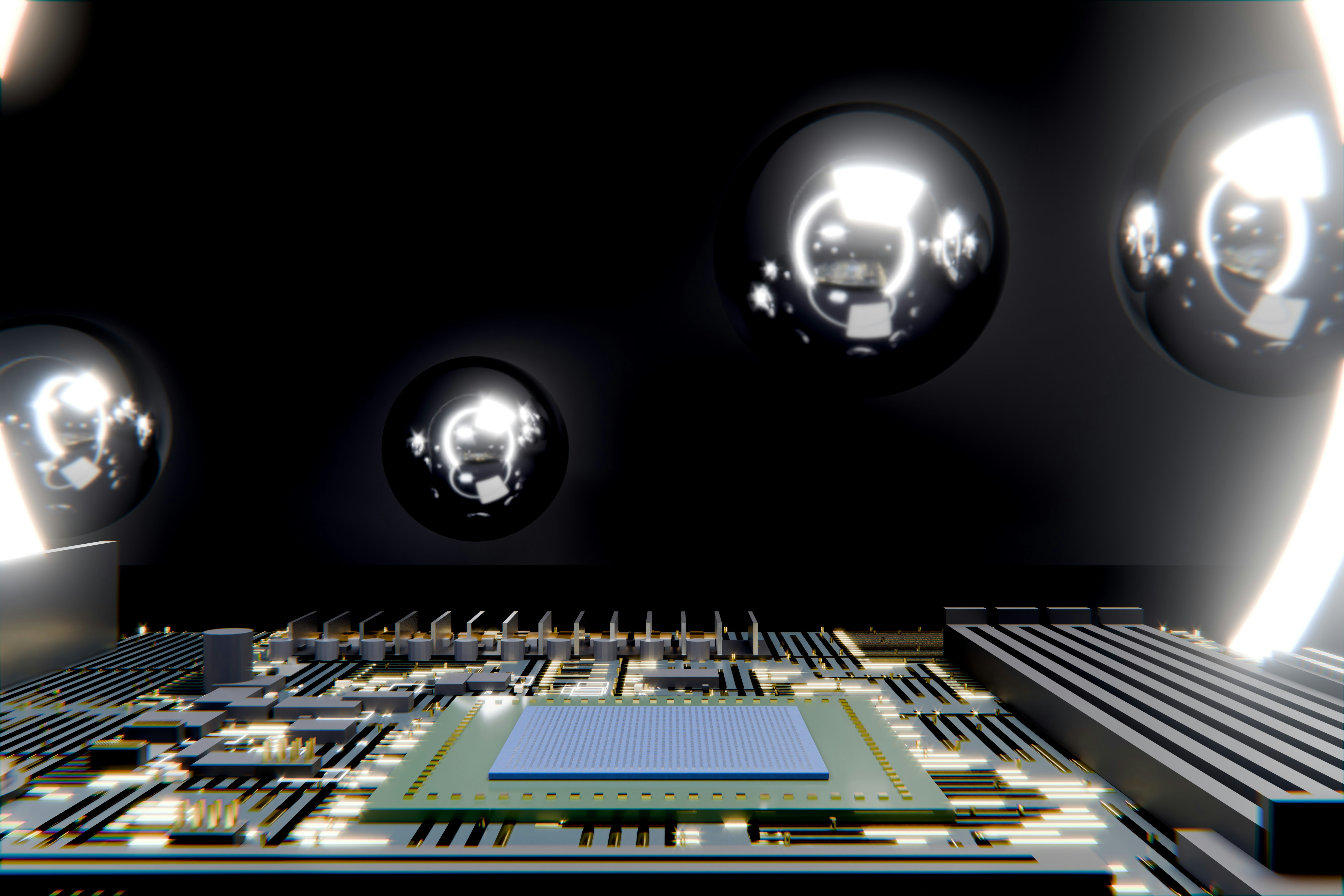 Computer vision cameras inside an AI smart cooler