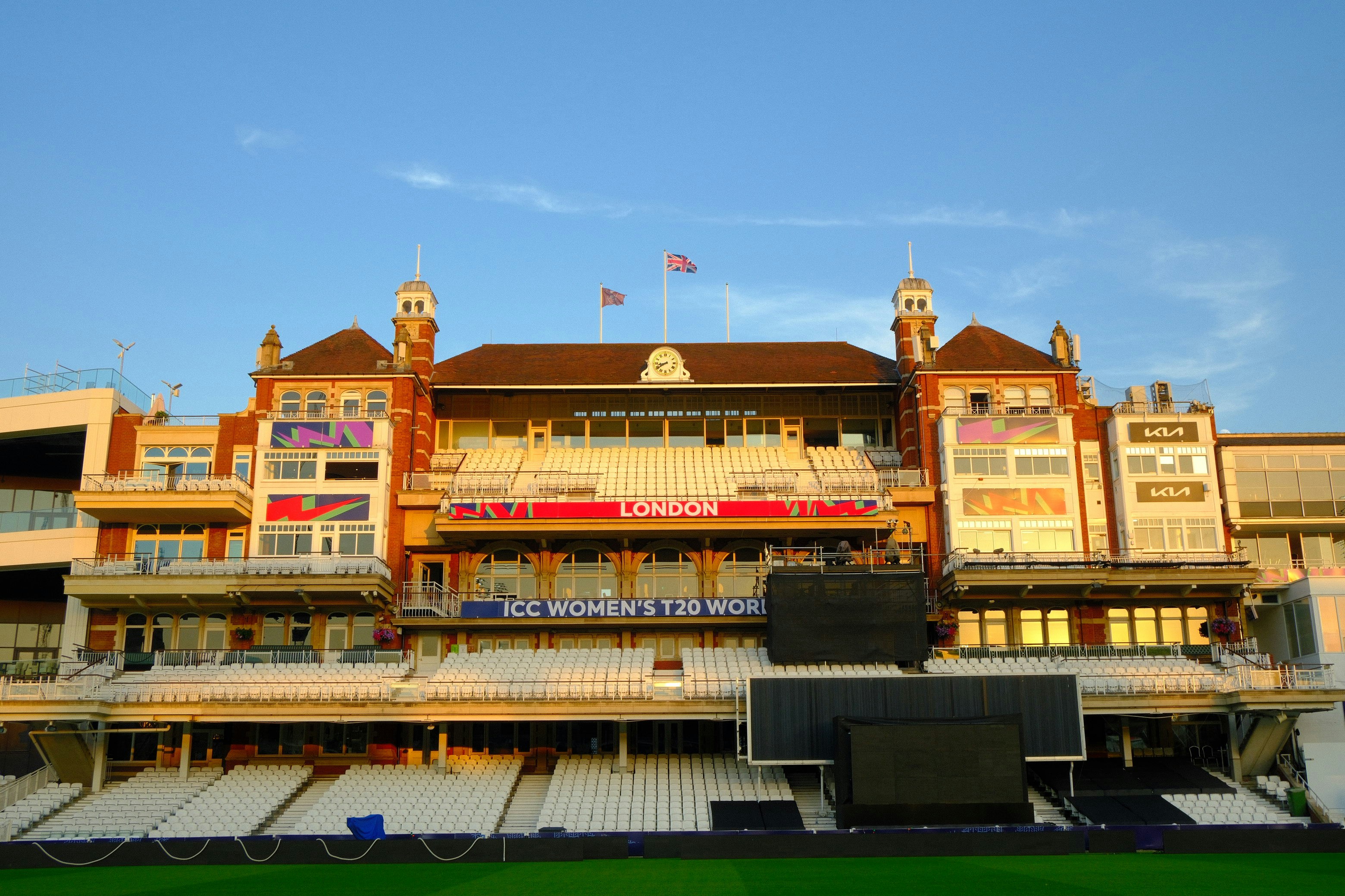 Ornate cricket stadium building with empty seats. — England vs Argentina: The Fixture That Never Stays Quiet