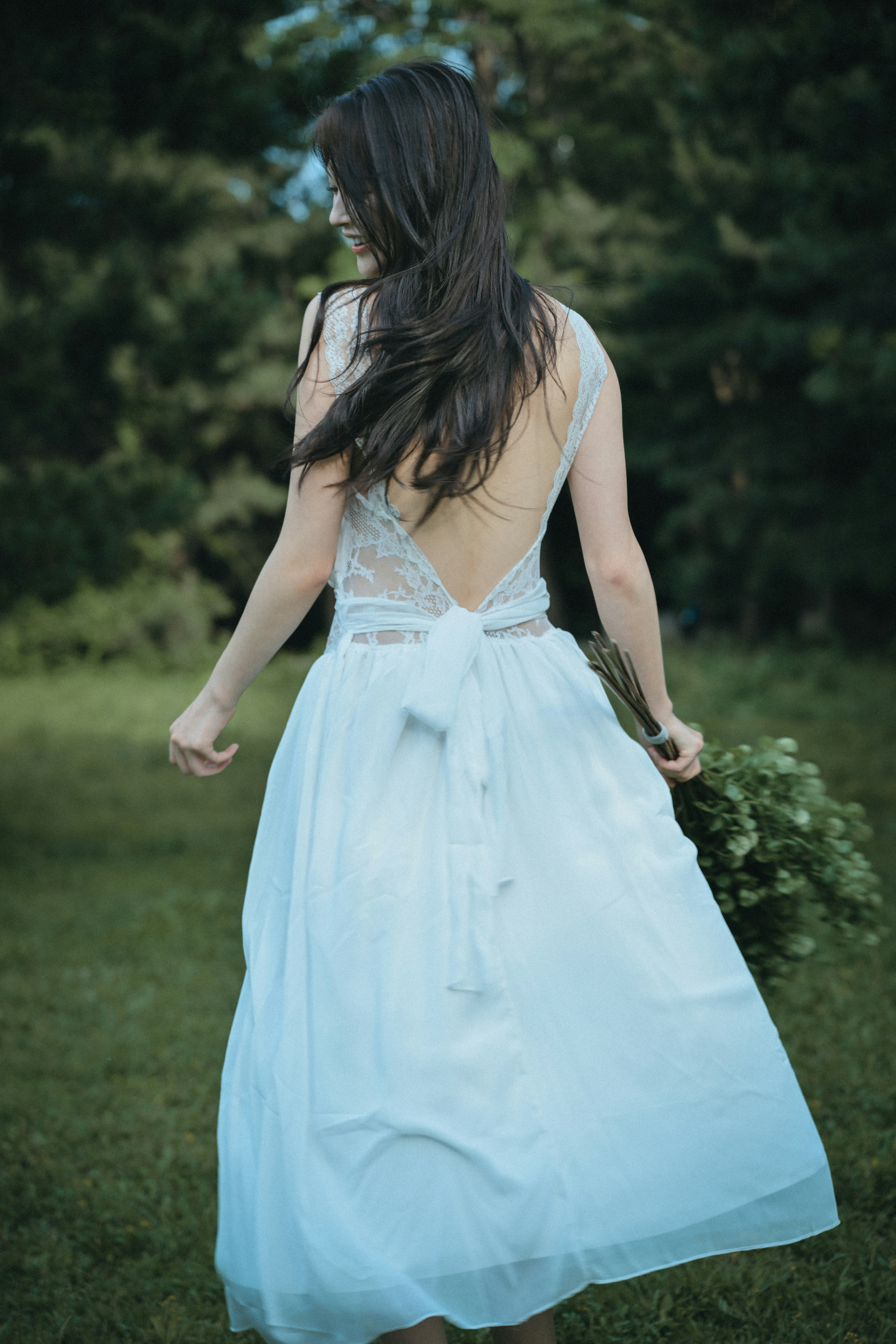 Robe de mariée dos nu