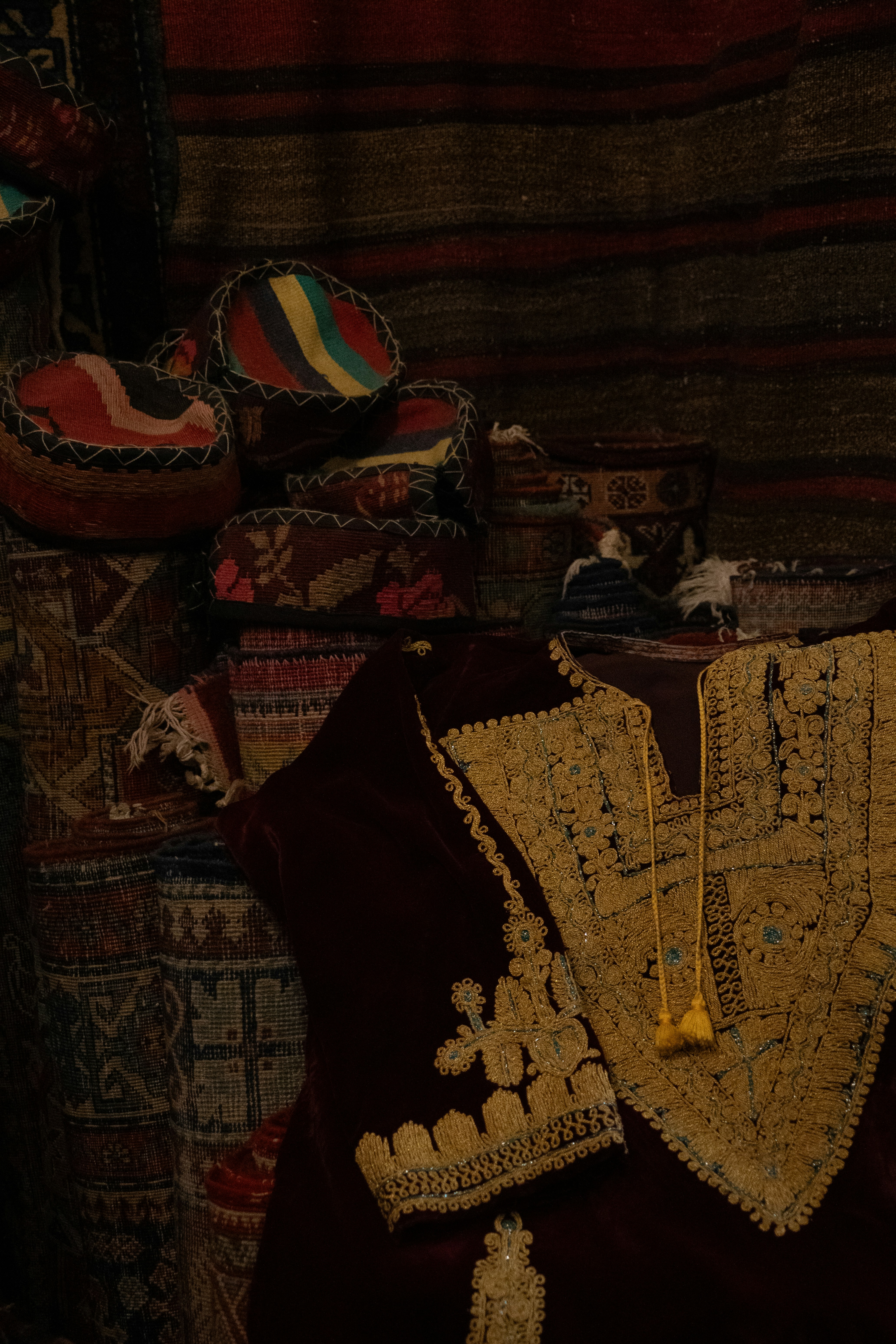 Sedari marocain traditionnel avec coussins