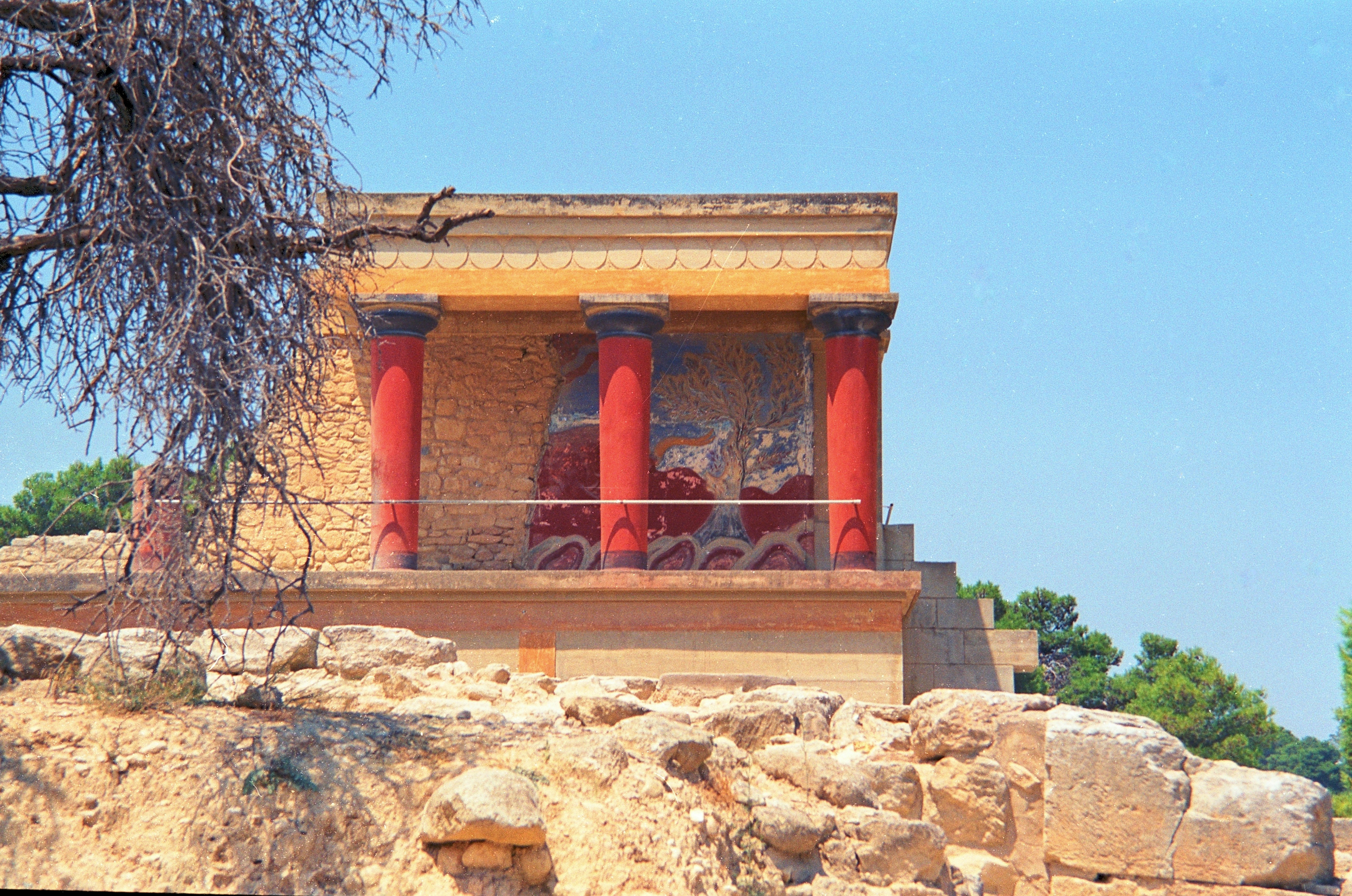 Minoan palace ruins at Knossos