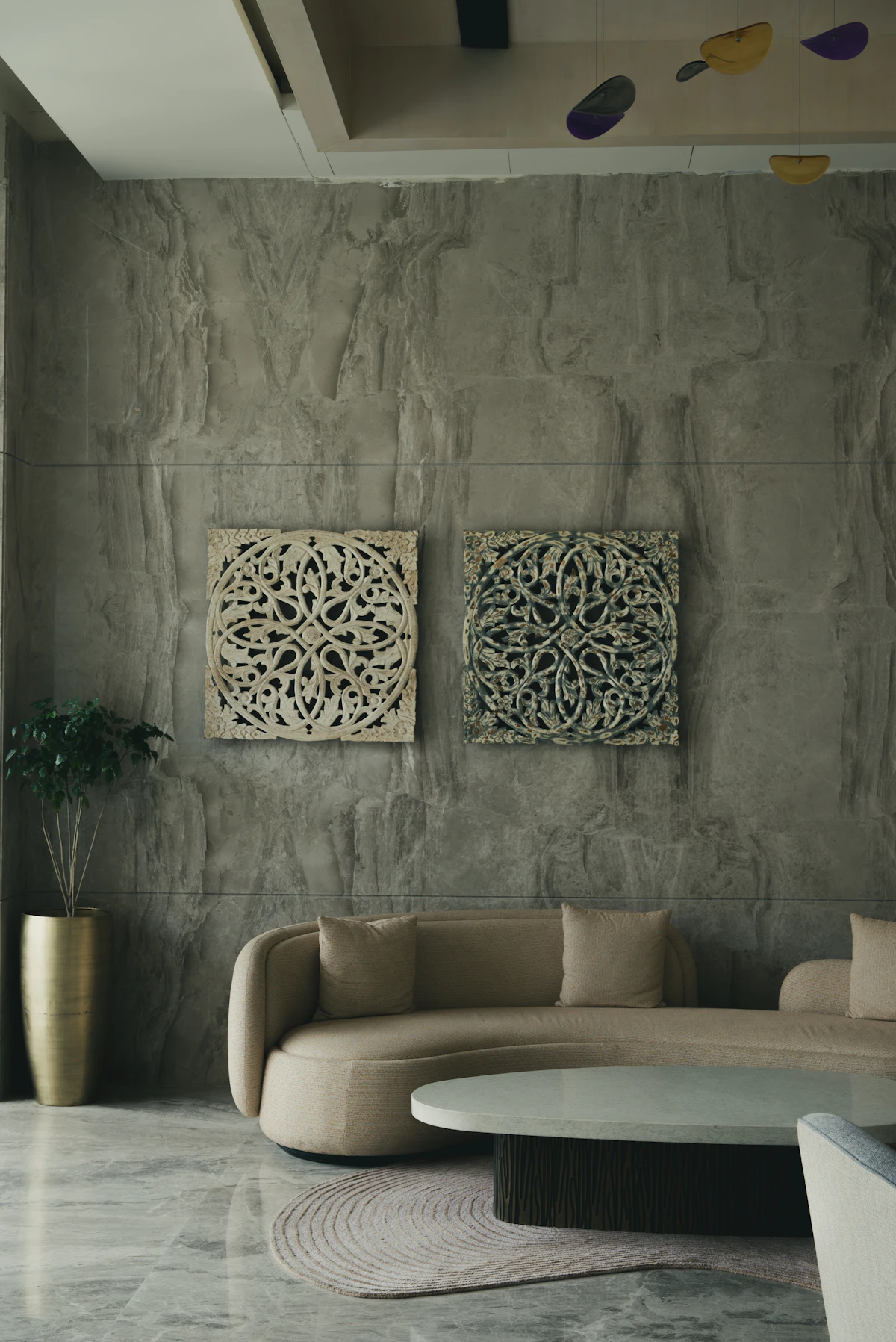 luxury textured 3D wallpaper Dubai