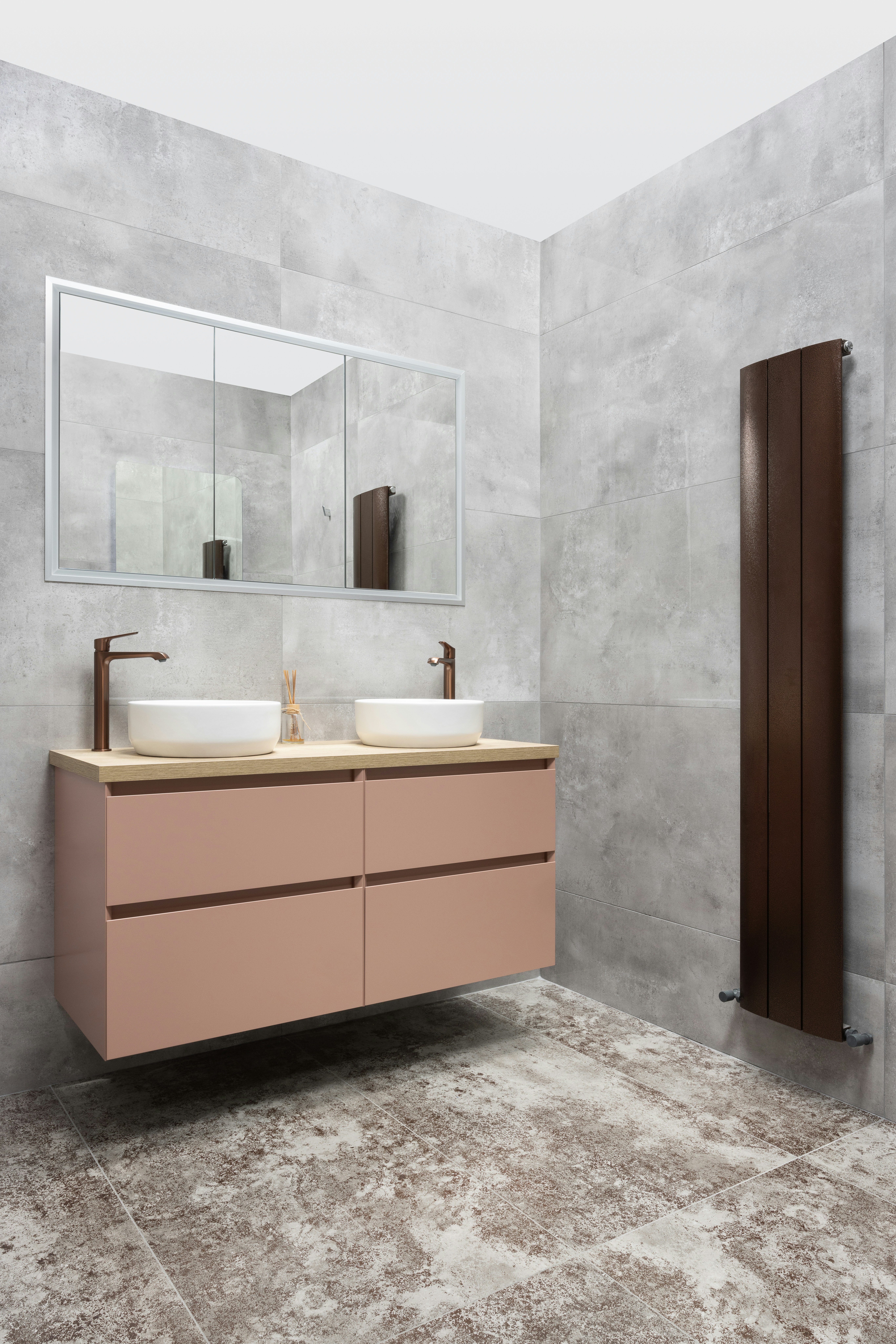concrete bathroom interior design, wallpaper, Concrete Bathroom Before and After: Stunning Industrial Makeovers 5