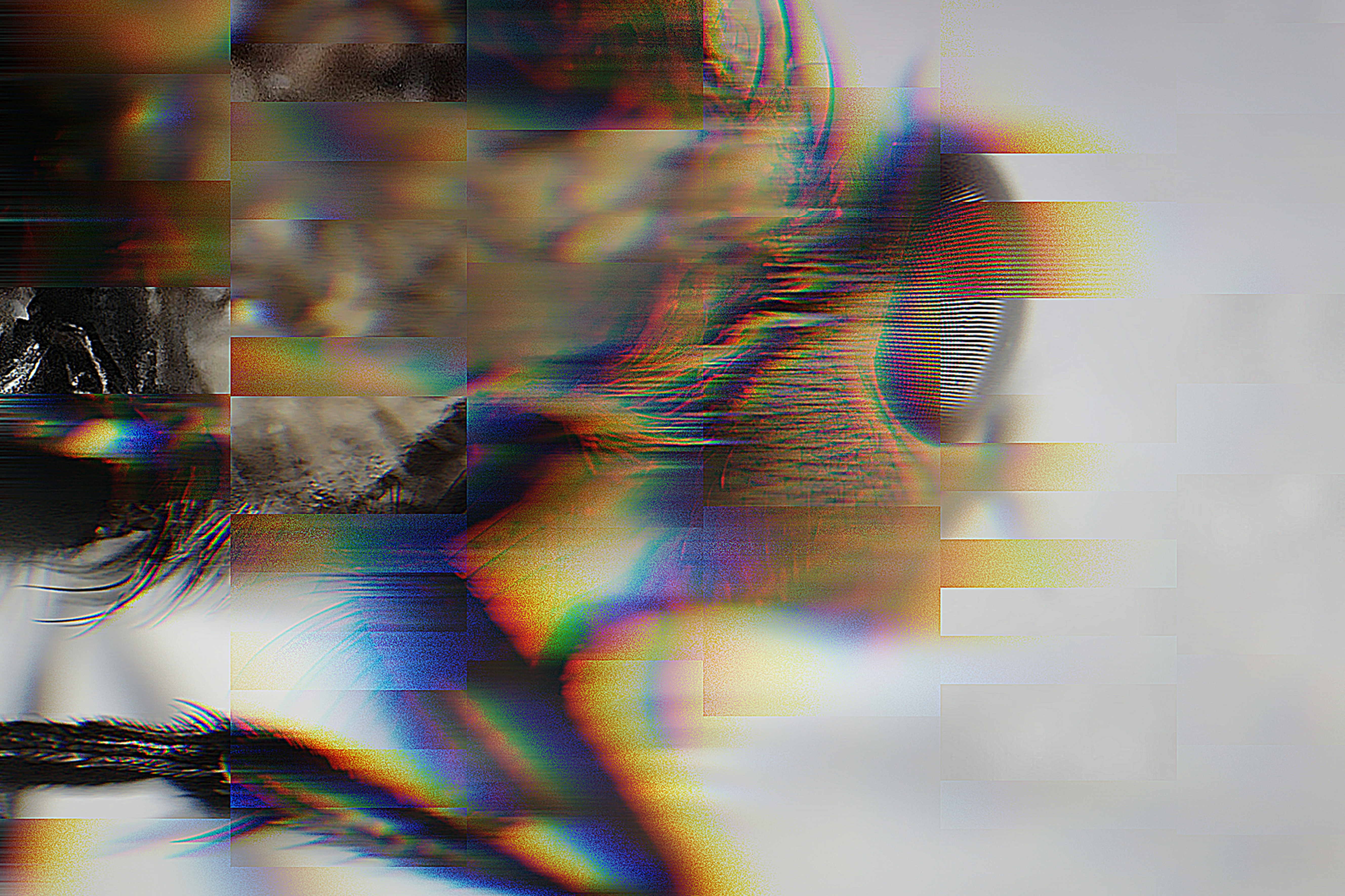 Abstract Rannung Glitch 13 203X 4K Wallpaper #2399