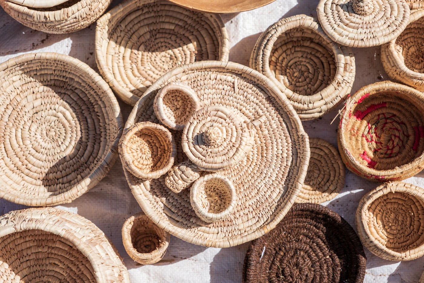 Panier tressé