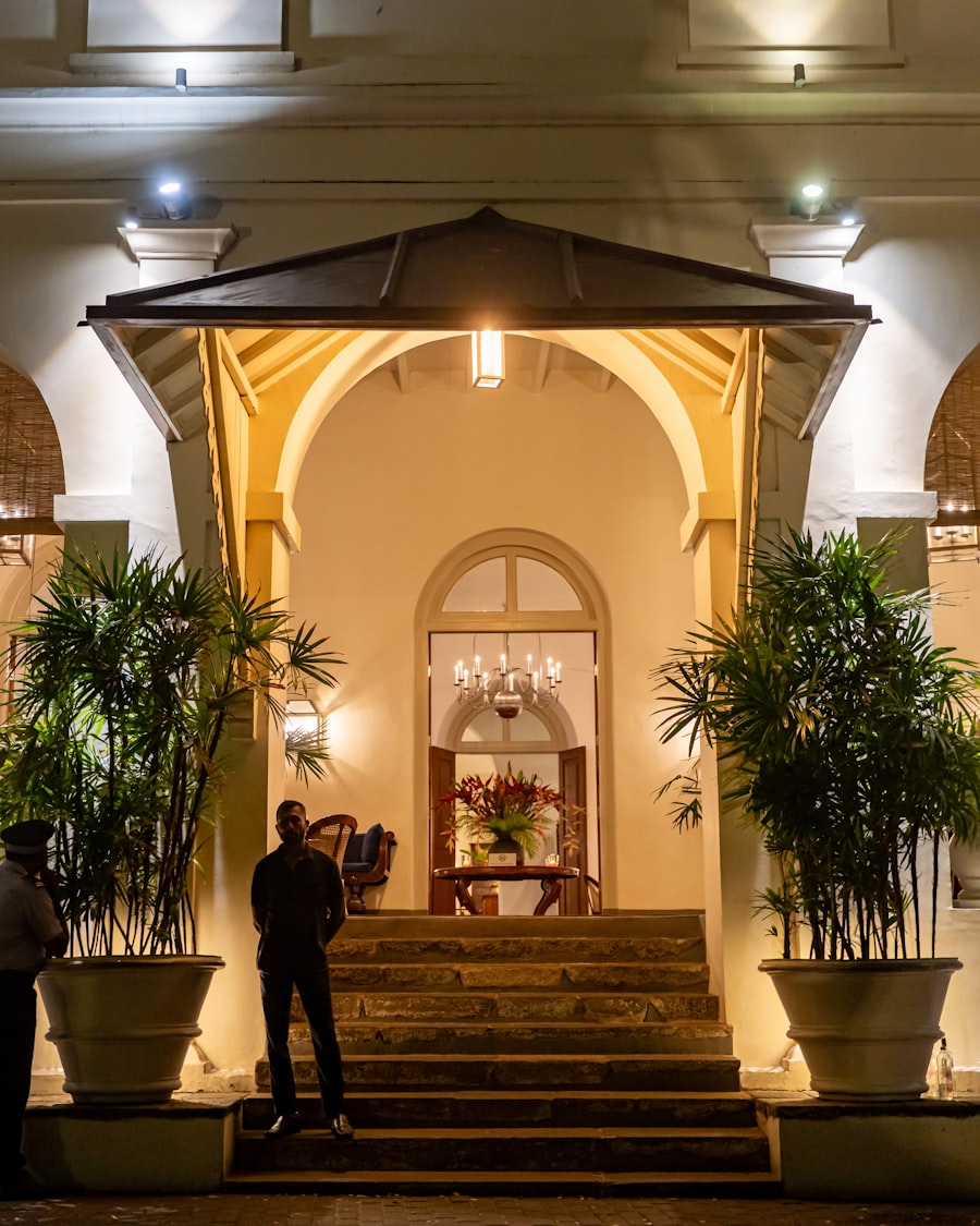 Fachada e recepção da Vila Horizonte