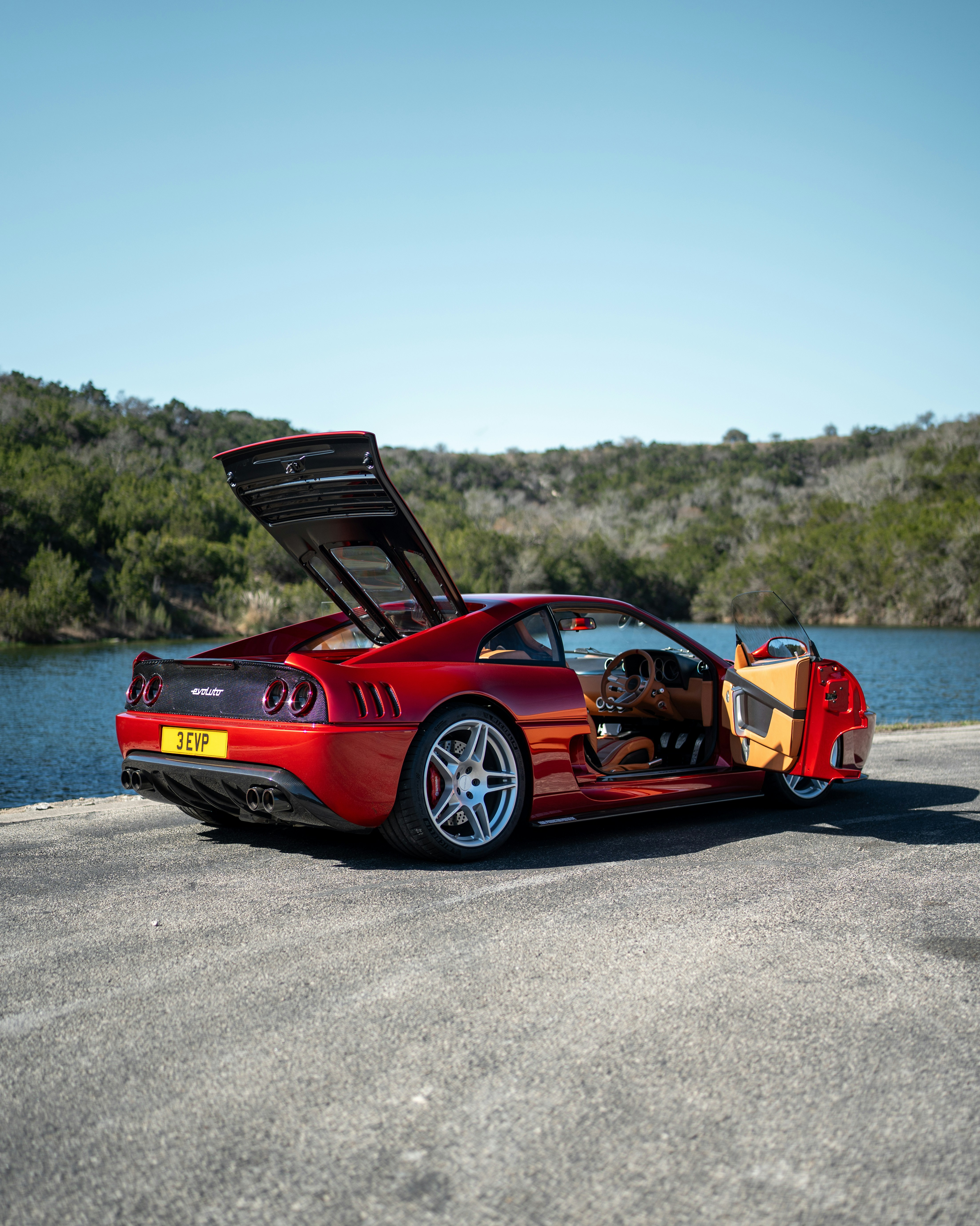 luxury sports car trunk, wallpaper, 2026 Genesis Sports Car Cargo Space: Utility Meets Performance 3