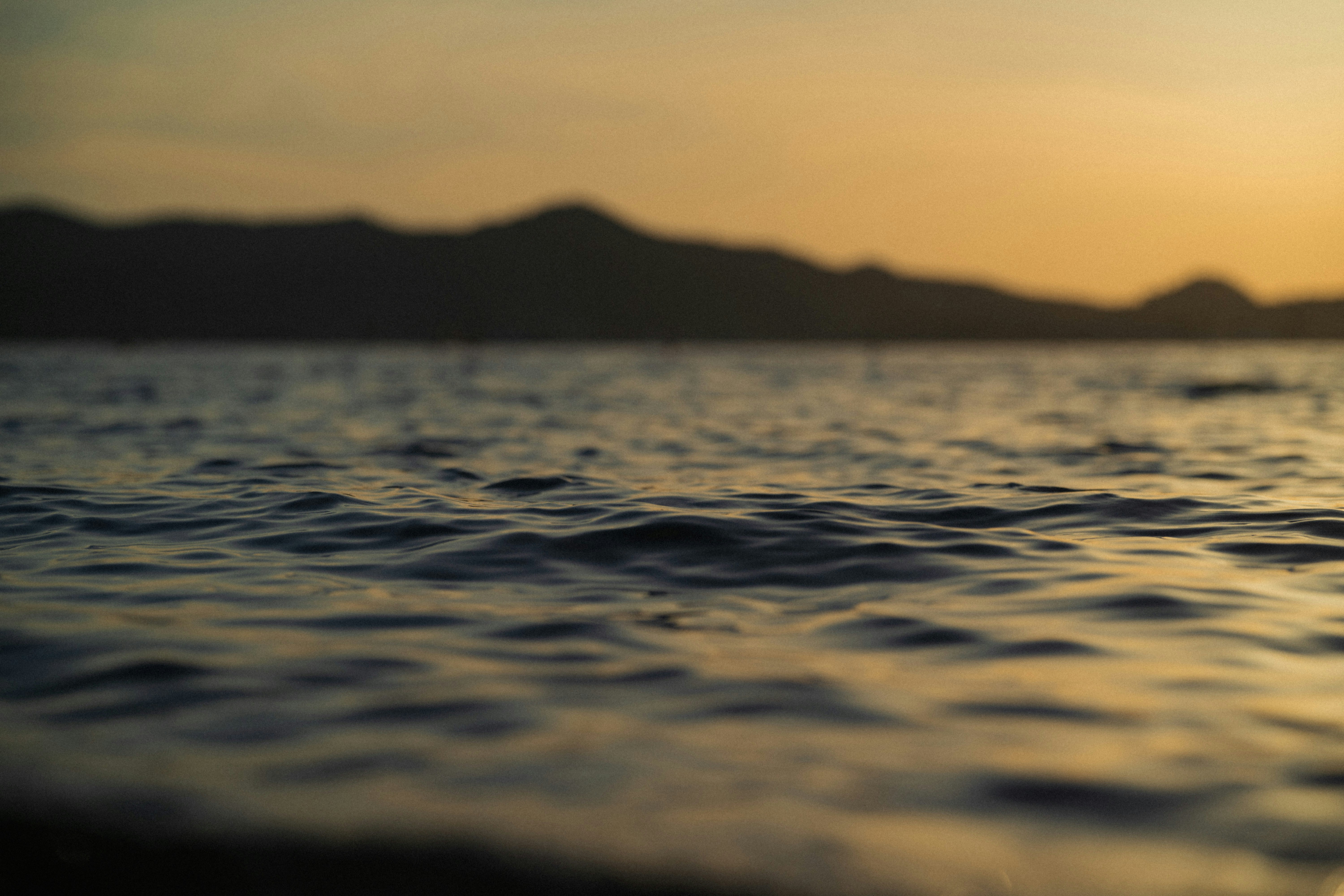 Rippling water surface during a golden sunset - 相关推荐