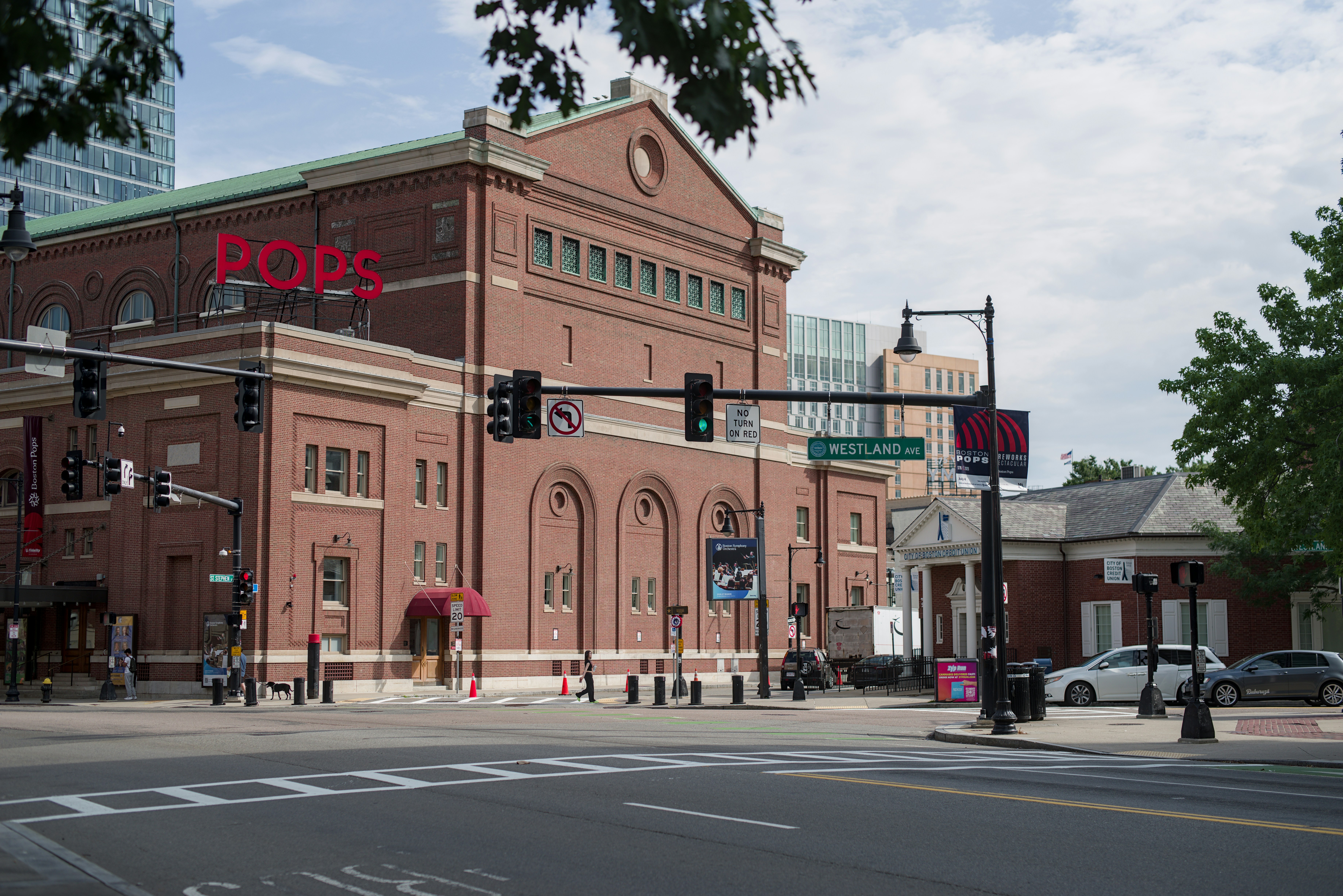 Boch center building on an urban street corner
