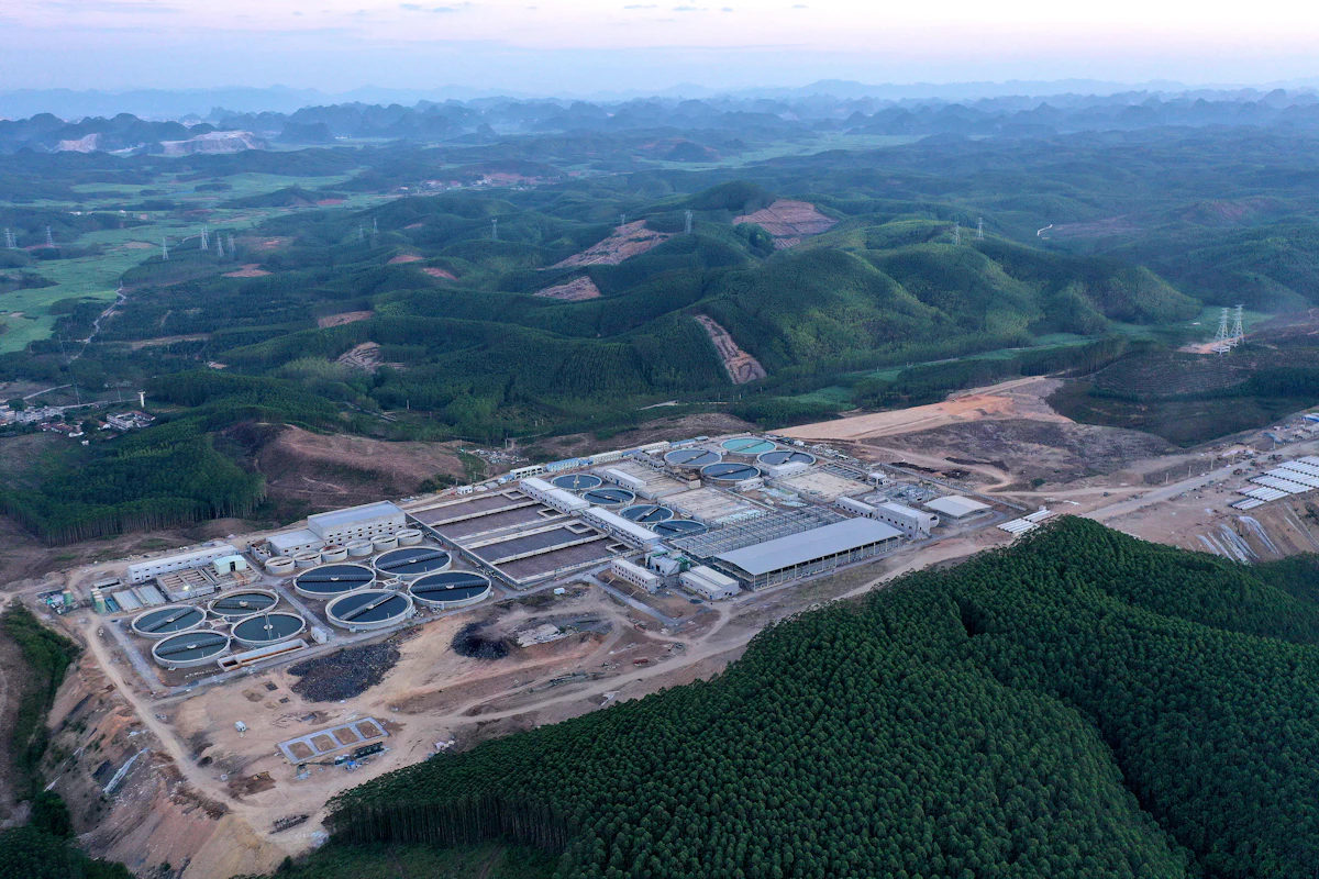 Treatment facility operating long-term in a green valley