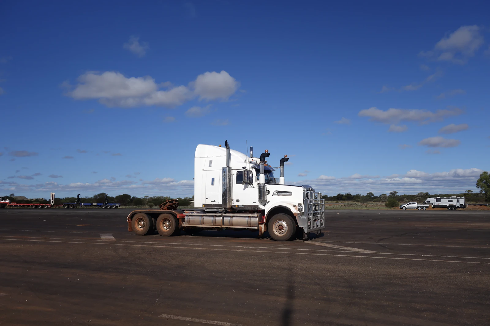 Freightage trailer ready for freight transport