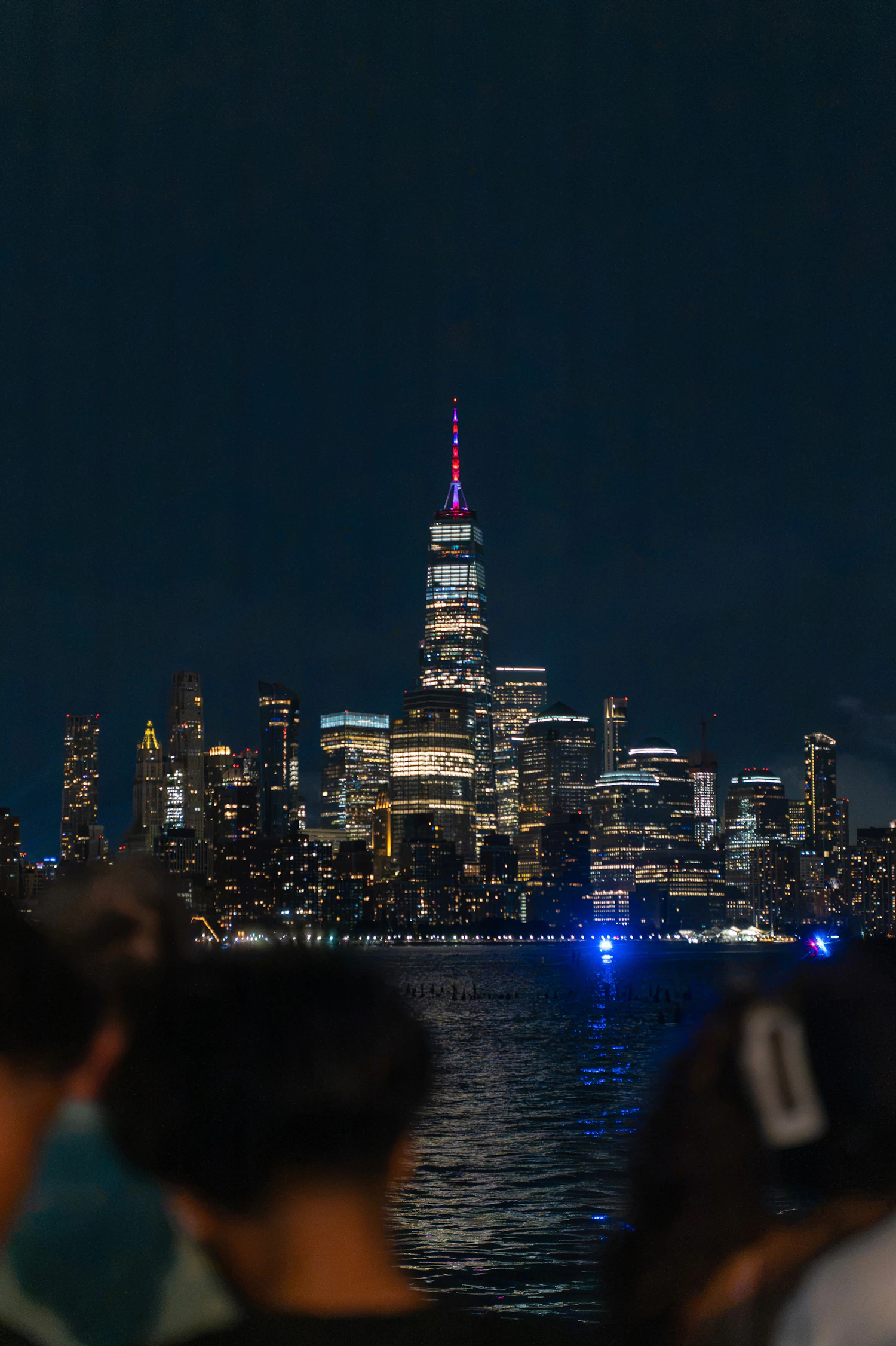 Manhattan skyline at night